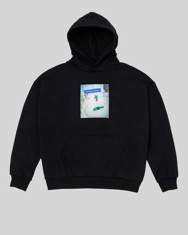 Bottle Hoodie Black - Image 1