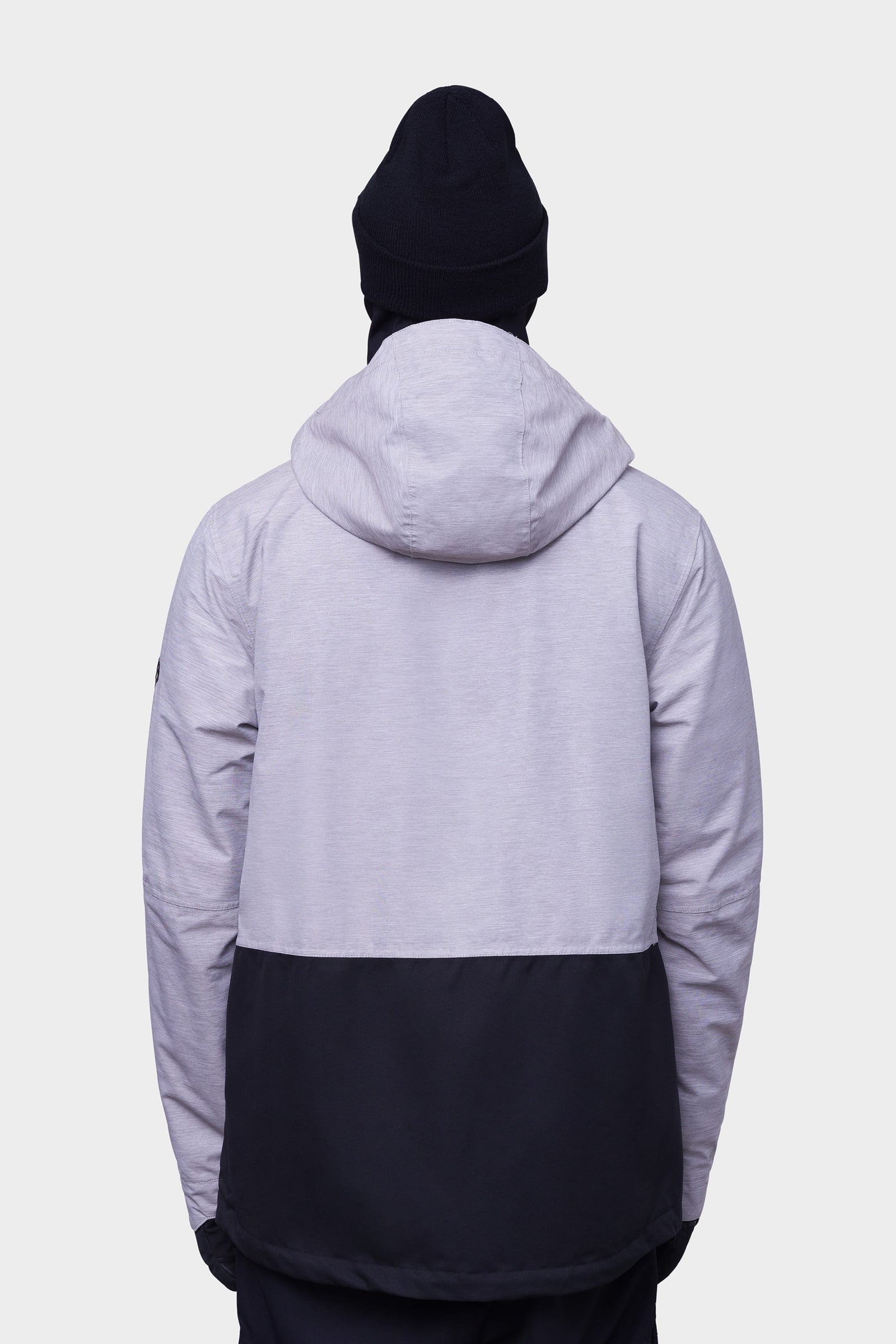 686 Mens Smarty 3-in-1 Form Jacket White Heather Colourblock