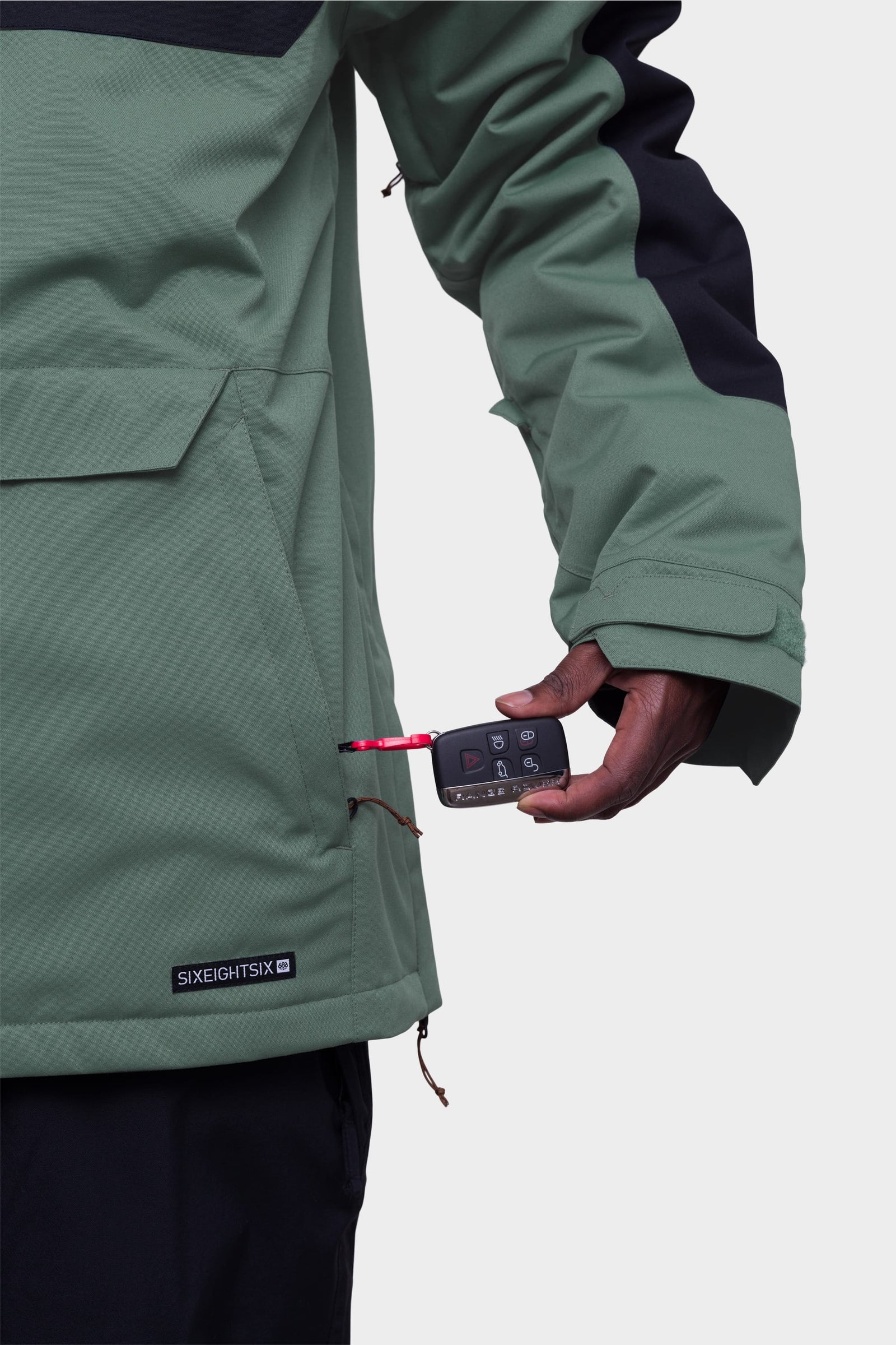 686 Renewal Anorak Insulated Jacket Cyprus Green Colourblock
