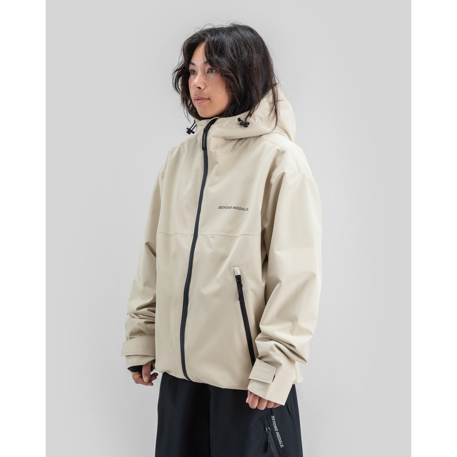 Park Snowboard Jacket 2L Beige - Image 6
