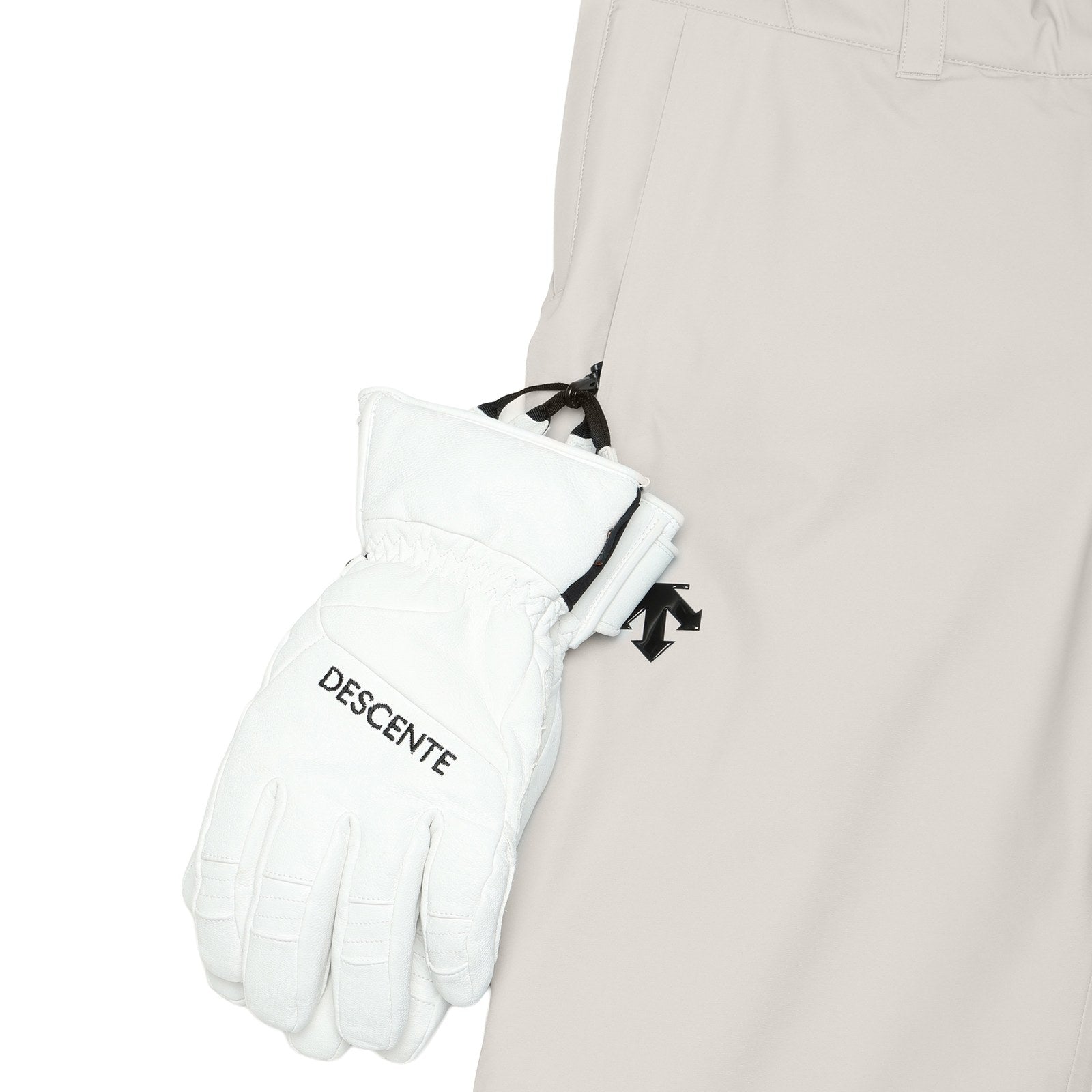 Mens Smooth Ski Pants Coarse Gray - Image 9
