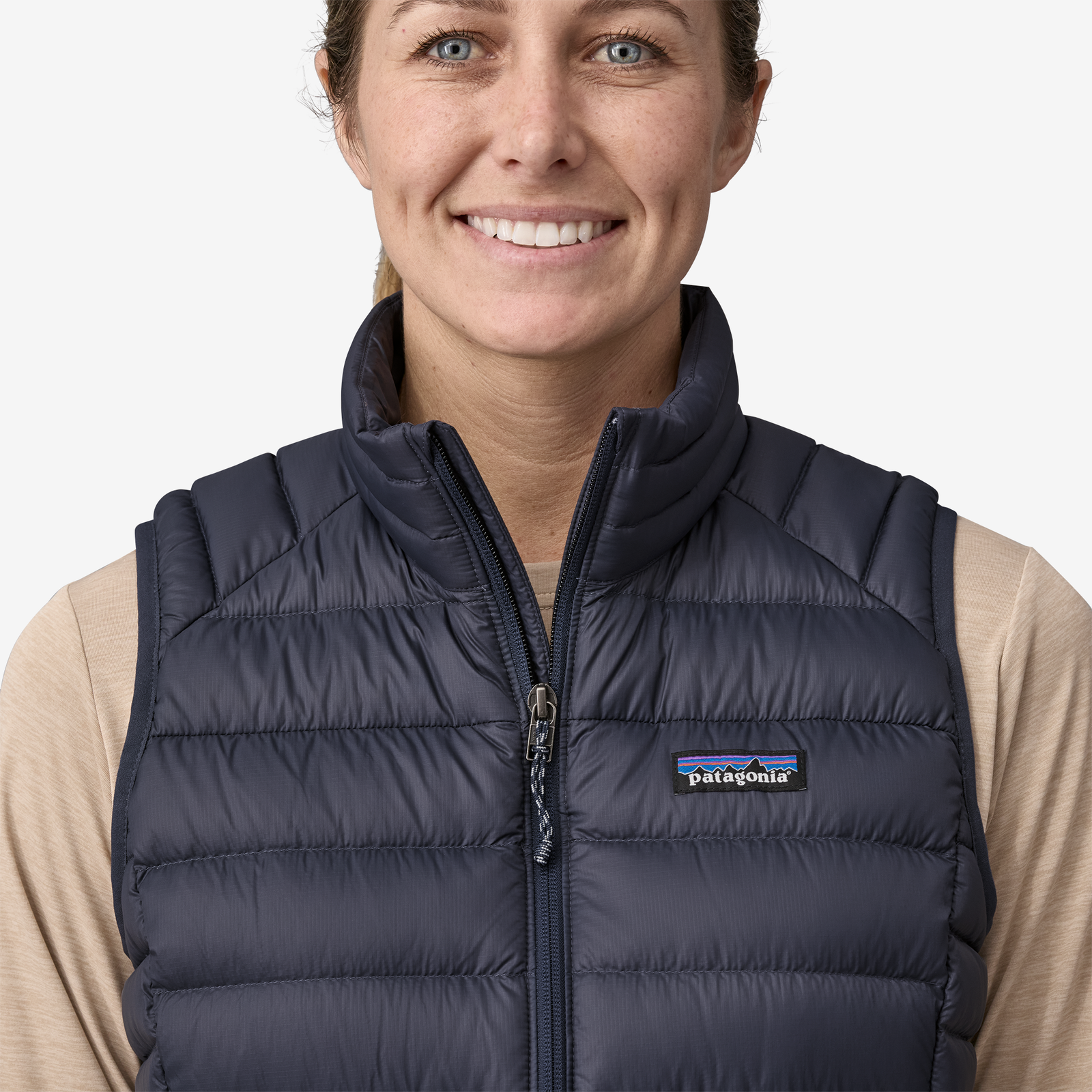Womens Down Sweater™ Vest Smolder Blue - Image 6