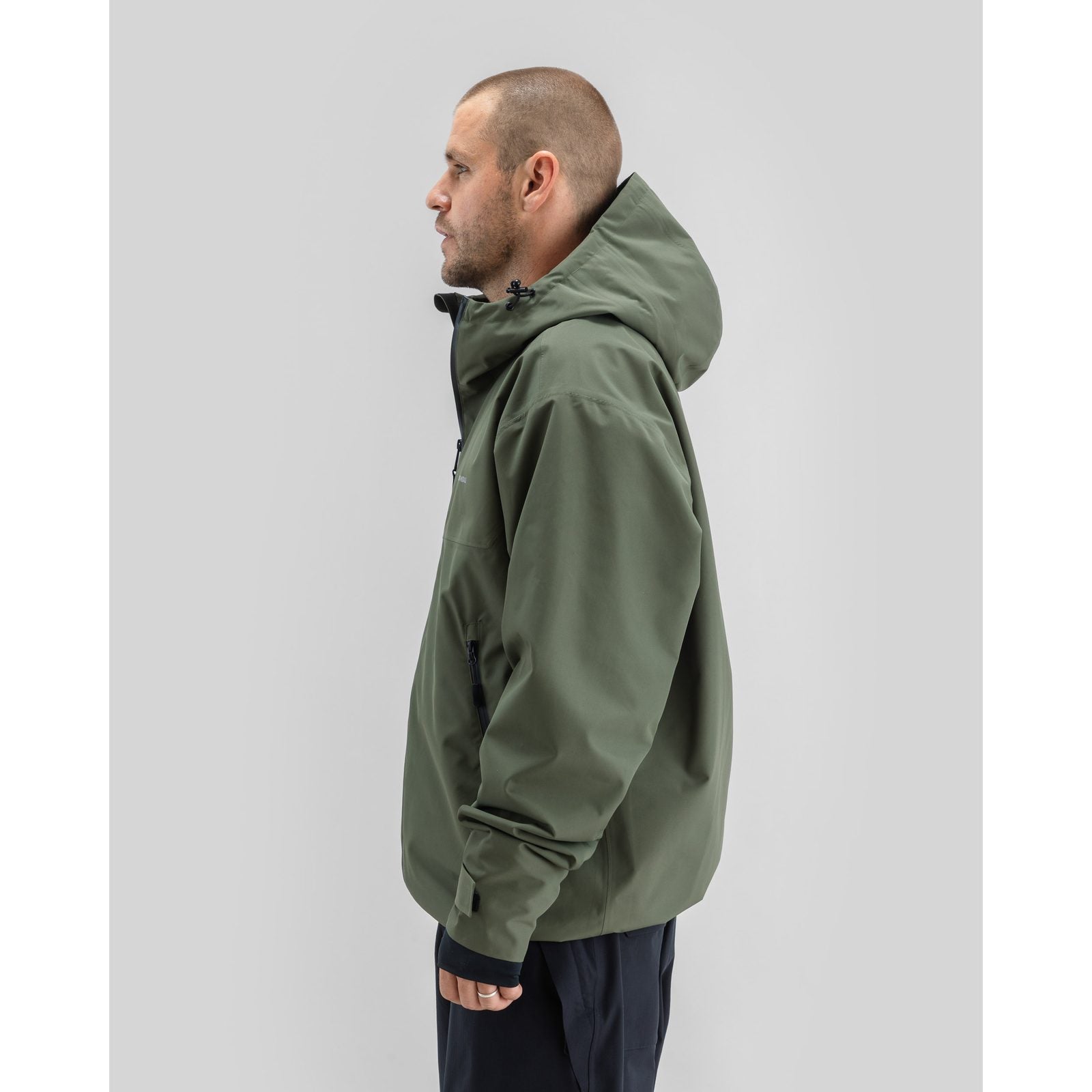 Park Snowboard Jacket 2L D.Green - Image 9