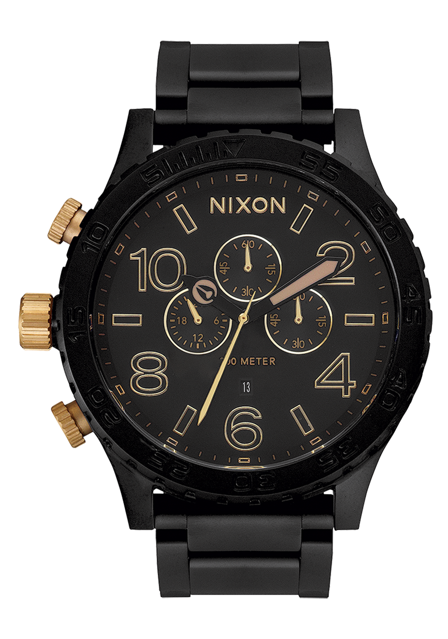 51-30 Chrono Matte Black / Gold - Image 1