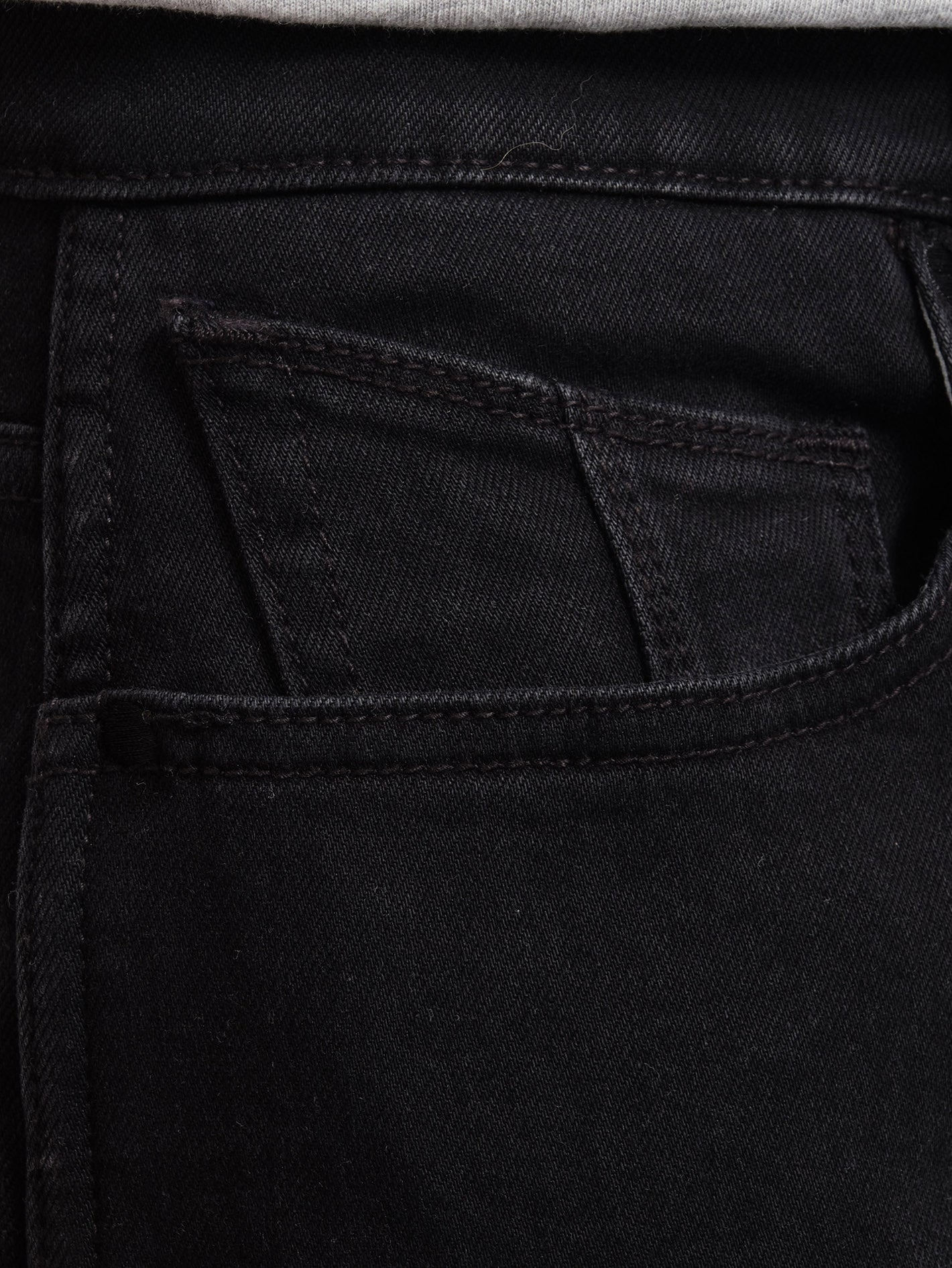 Mens Modown Relaxed Fit Jeans Blackout - Image 9