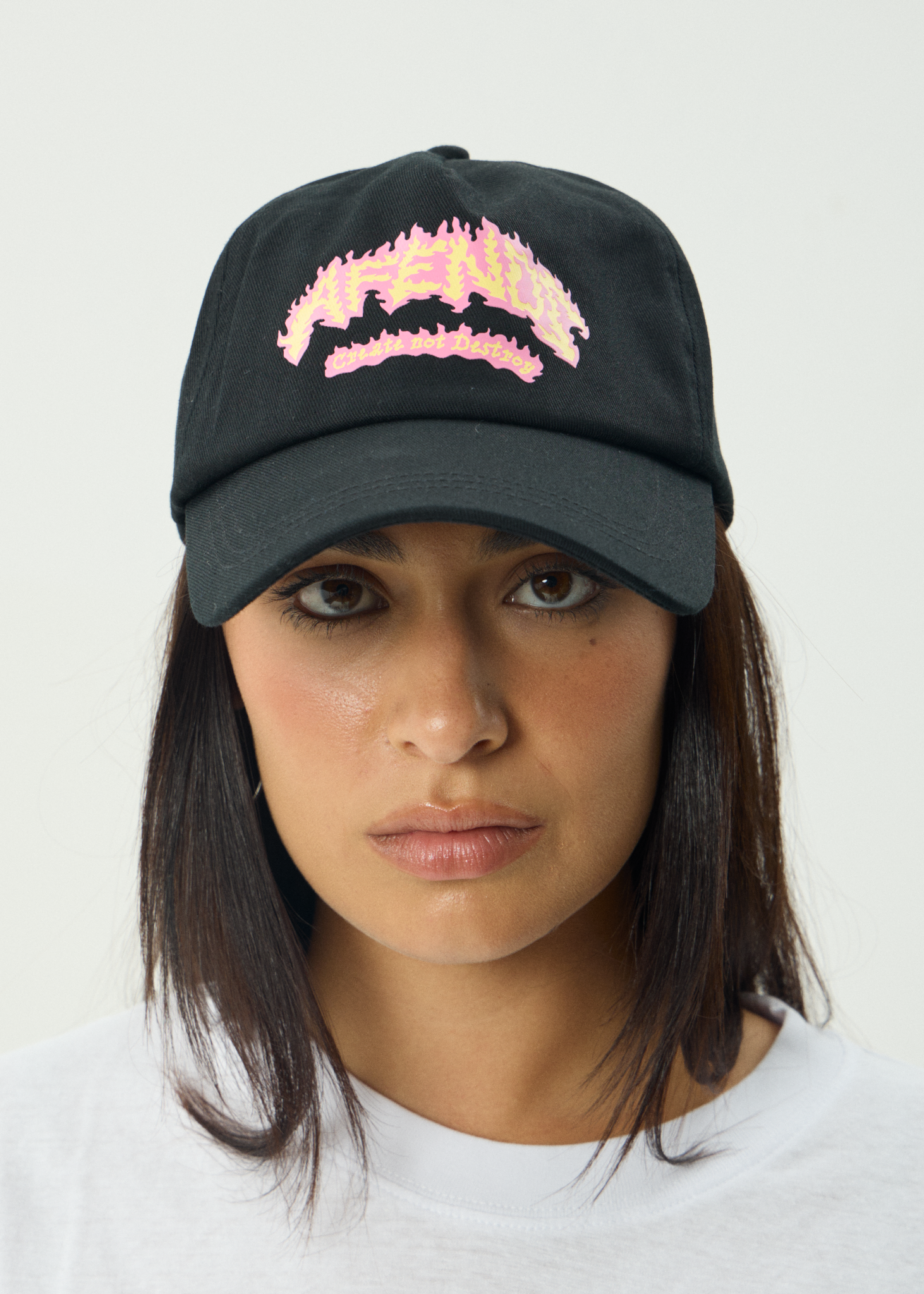 Mens Flame On Cap Black - Image 4