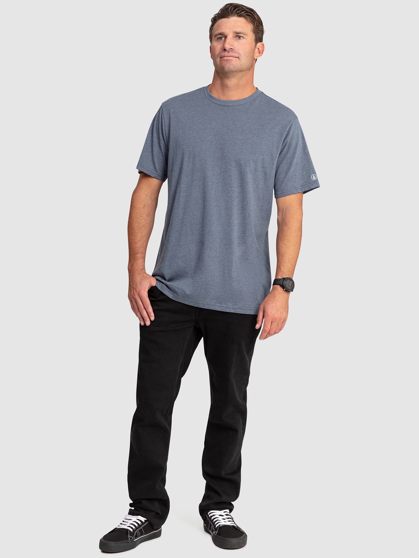 Aus Solid Short Sleeve Tee Shirt
