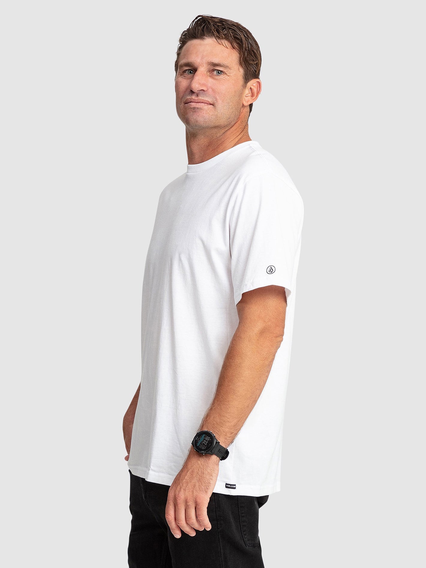 Aus Solid Short Sleeve Tee Shirt
