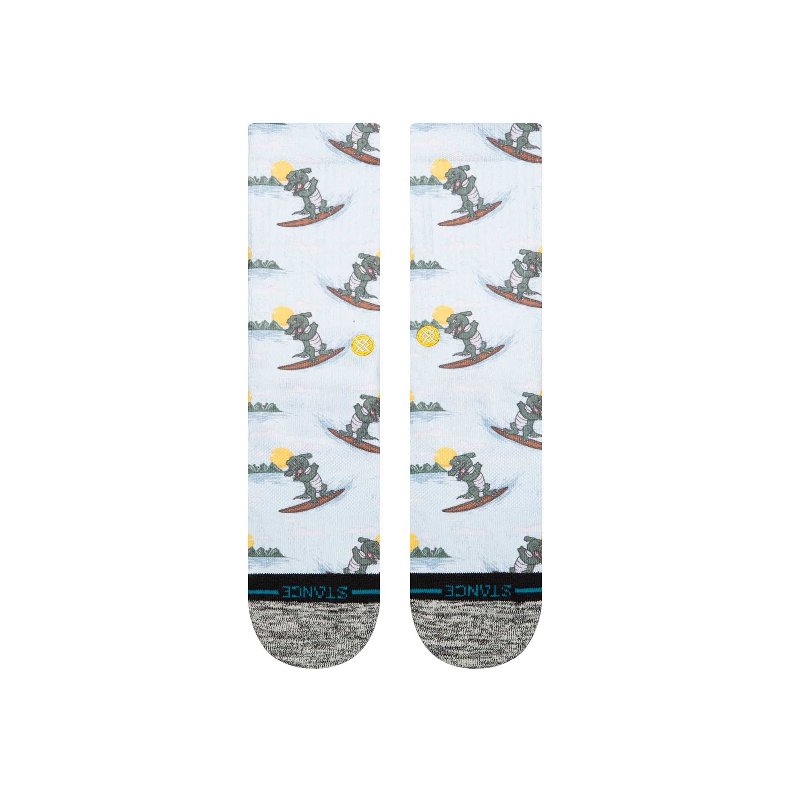 Later Gator Crew Socks Light Blue - Image 2
