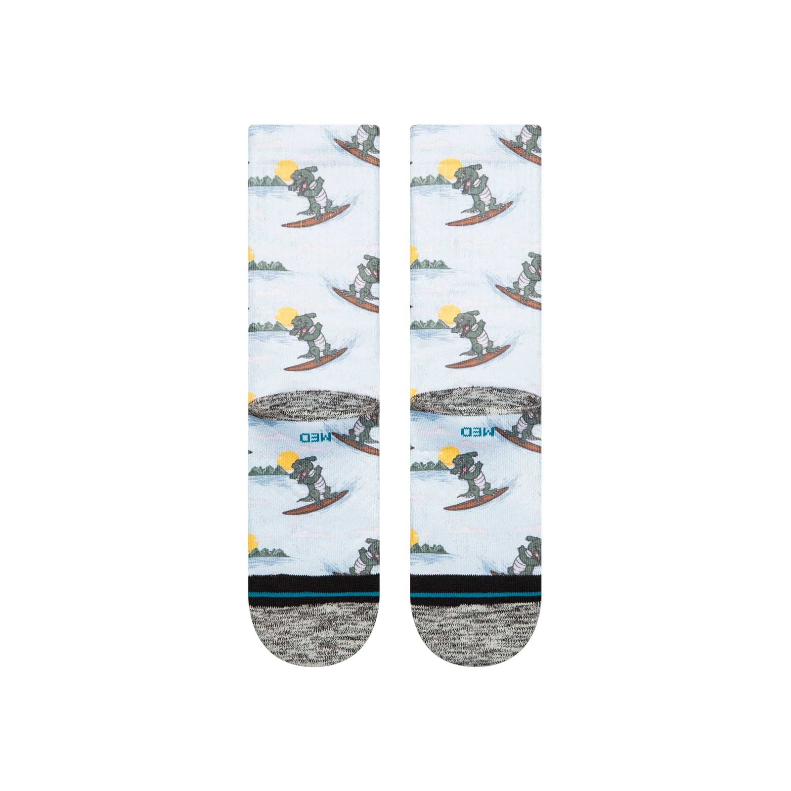 Later Gator Crew Socks Light Blue - Image 3