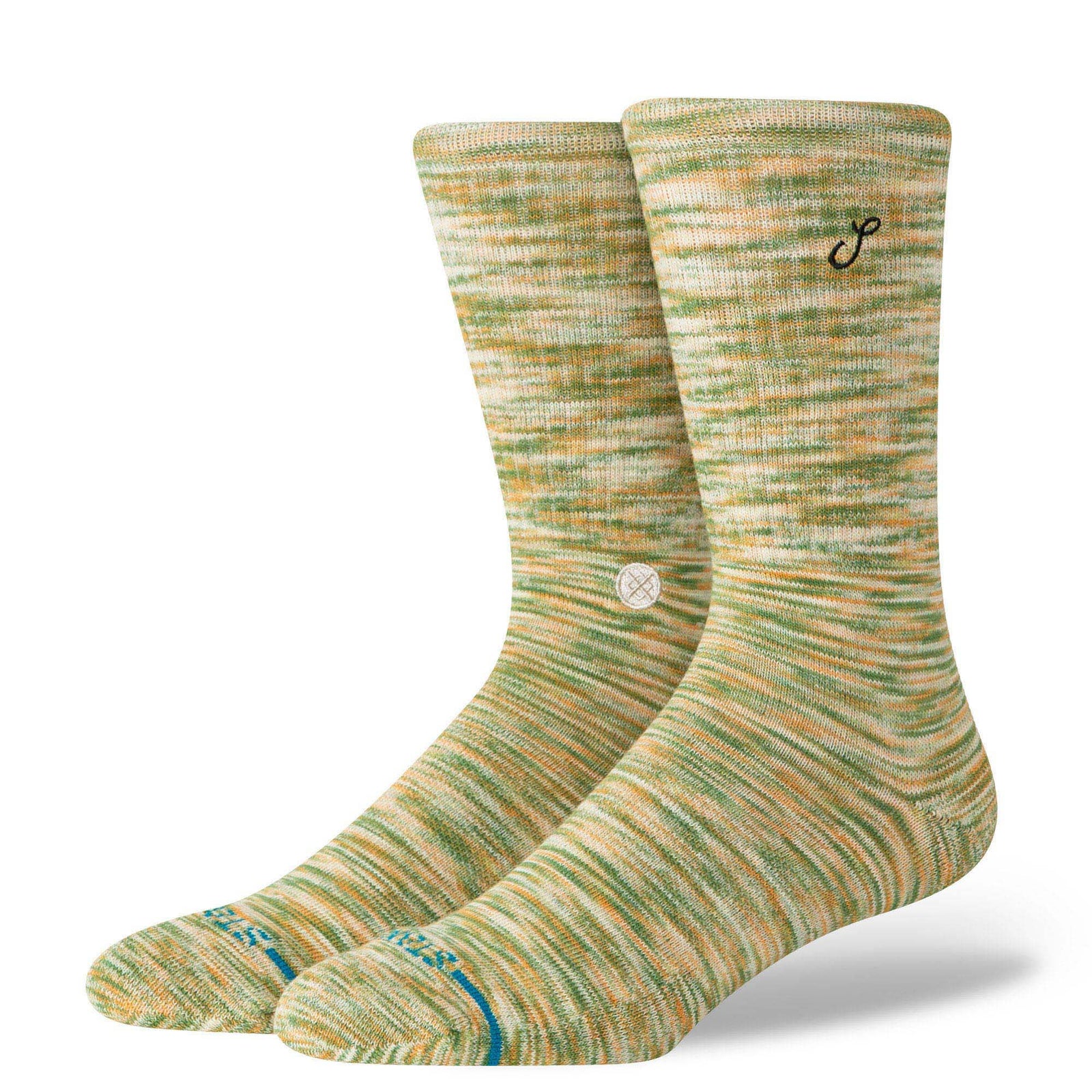 Interstellar Crew Socks Orange - Image 1