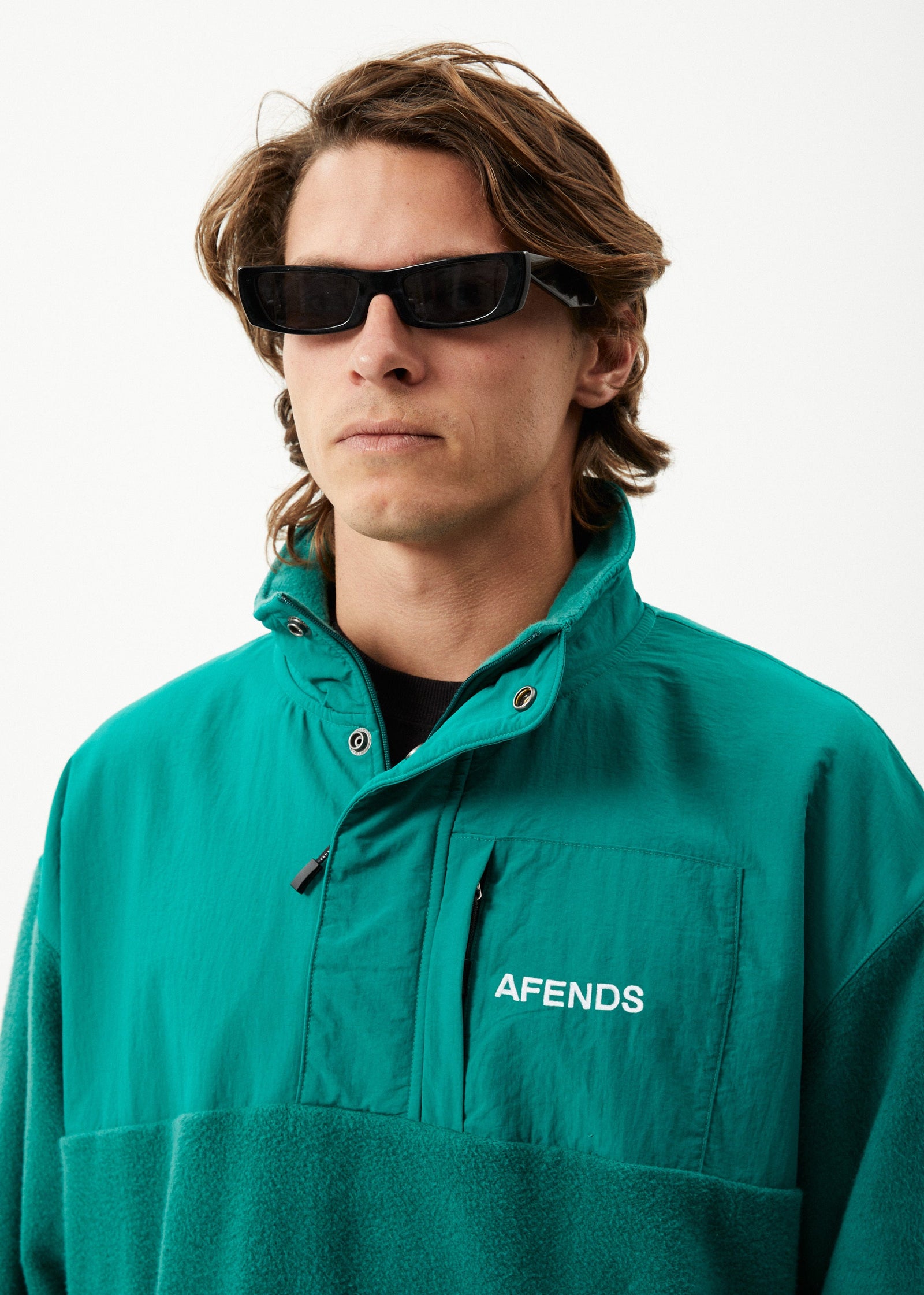Intergalactic Fleece Pullover Emerald