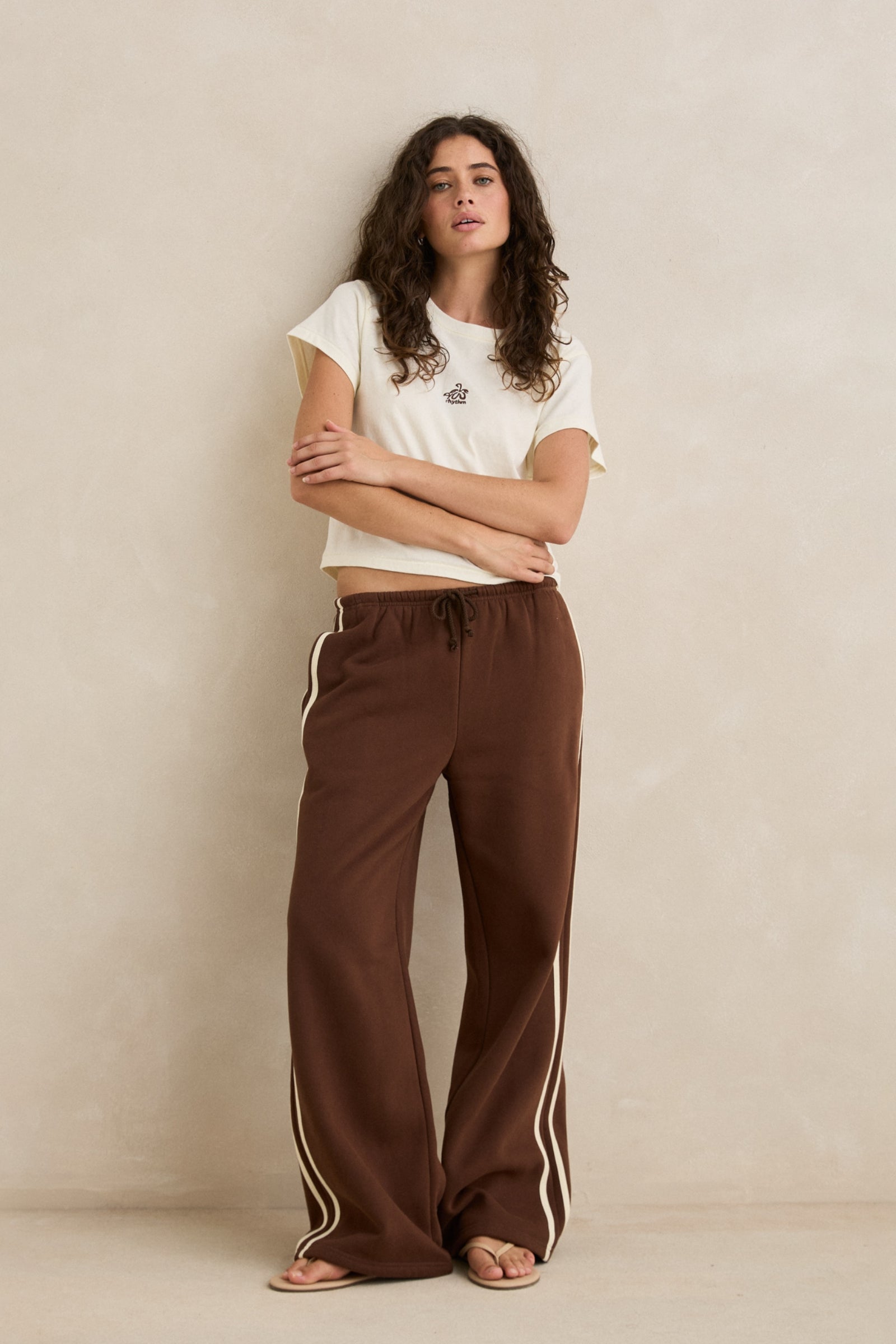 Flur Printed Tee Cream Cream - Image 3