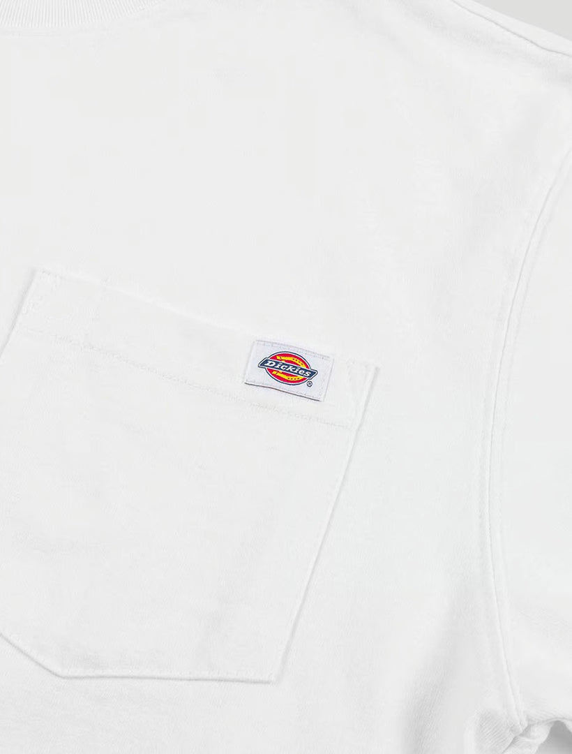 Heavy Weight Pocket Relaxed T-Shirt White - Image 6