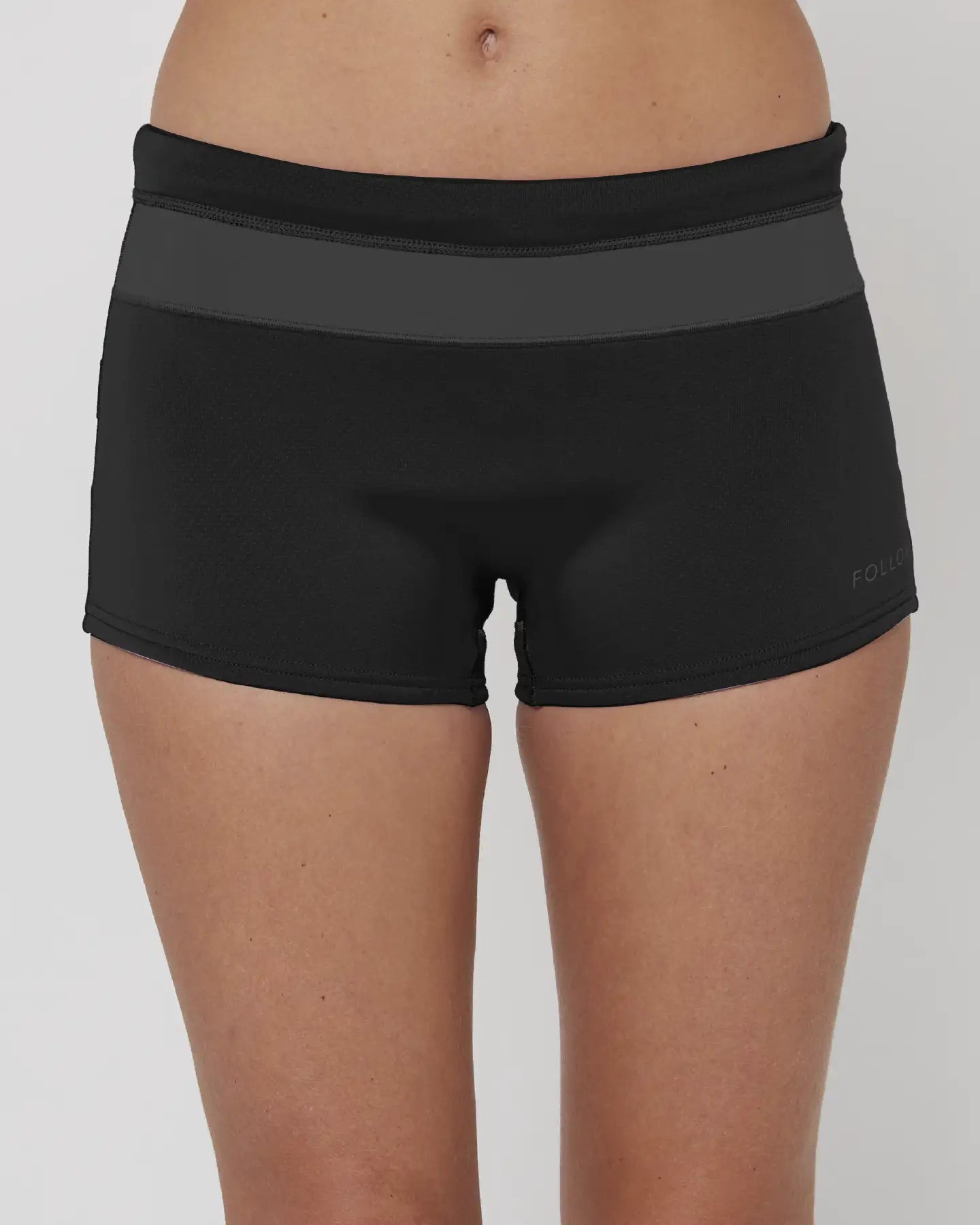 Womens Wetsuit Shorts Black - Image 3