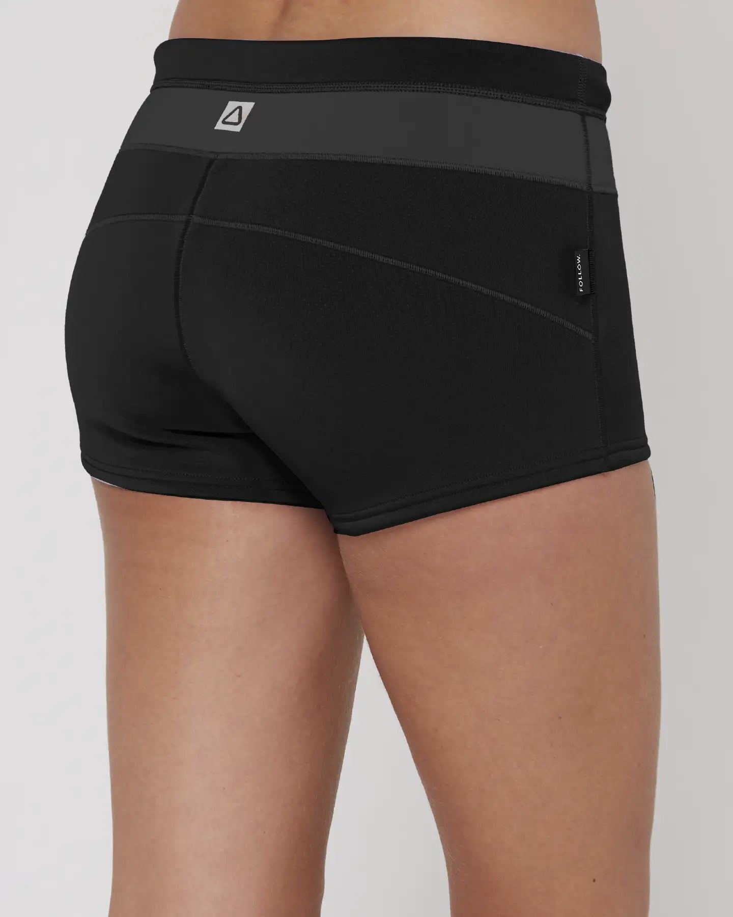 Womens Wetsuit Shorts Black - Image 5