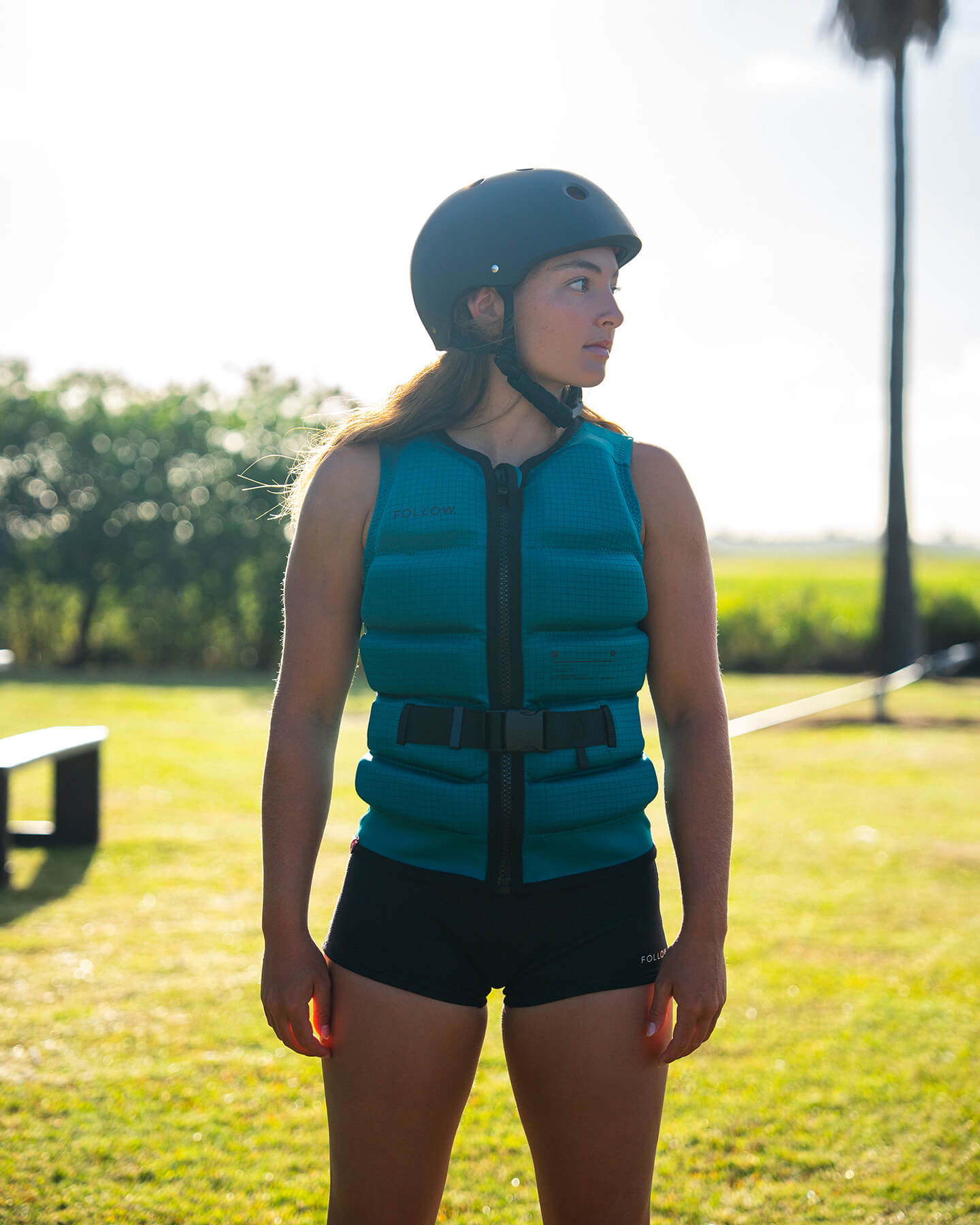 Womens P1 Traction Life Jacket Emerald - Image 7