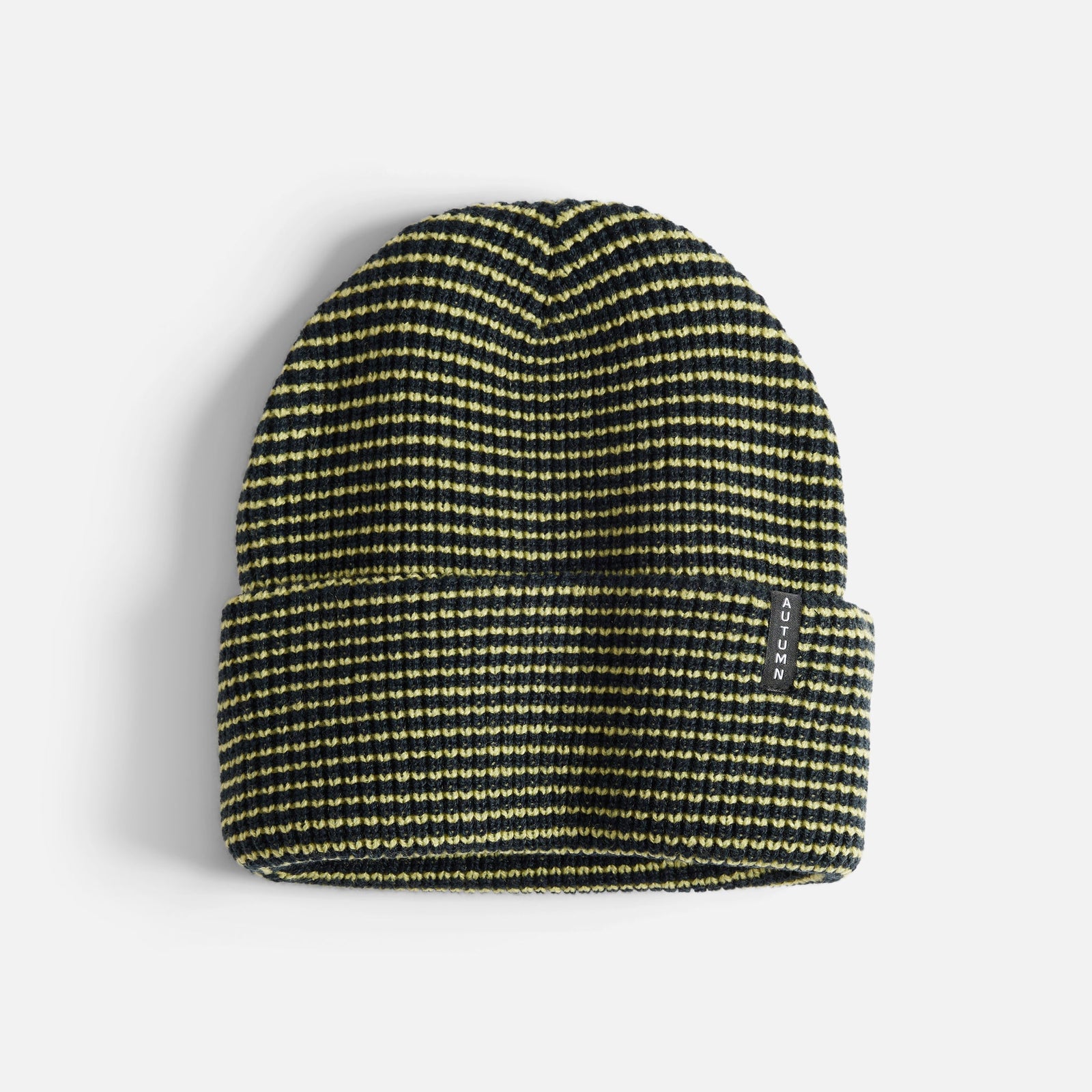 Mens Stripe Beanie Ultramarine Teal - Image 5