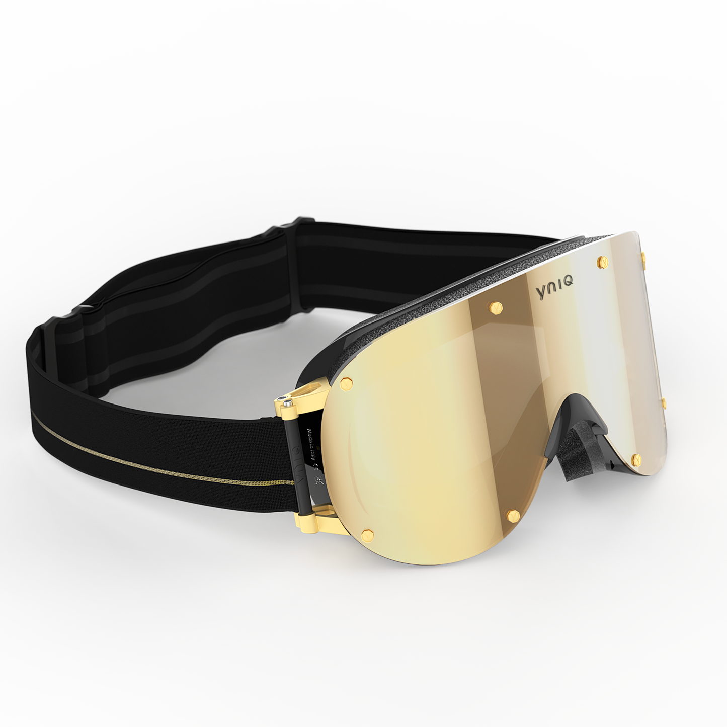Model Four Snow Goggles - Black All Gold