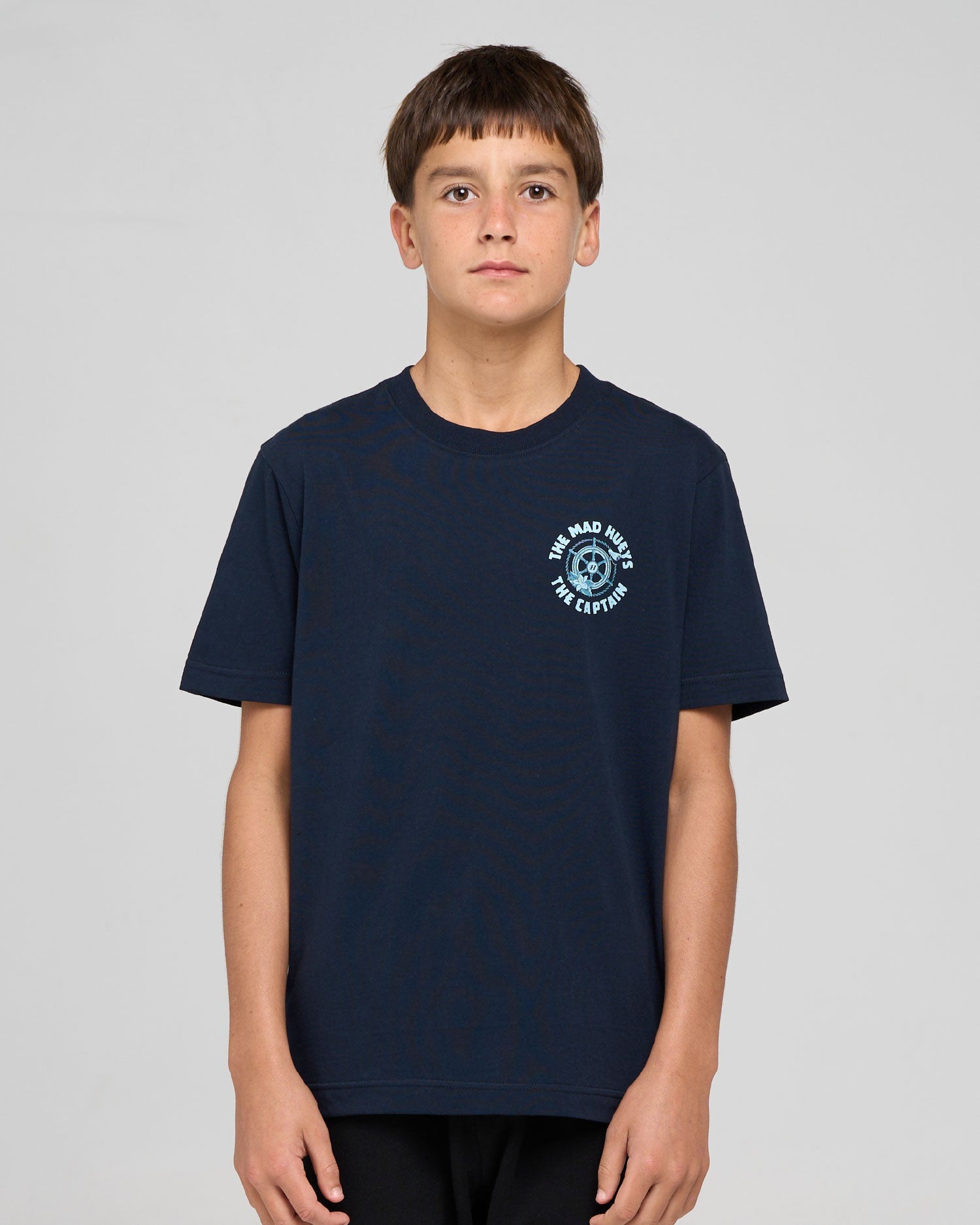 Kids Captain Two Faced T Shirt Navy - Image 3
