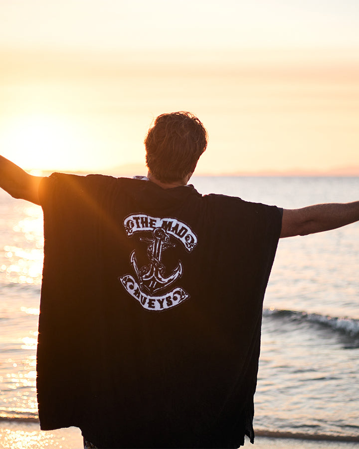 Skull Anchor Hooded Beach Towel