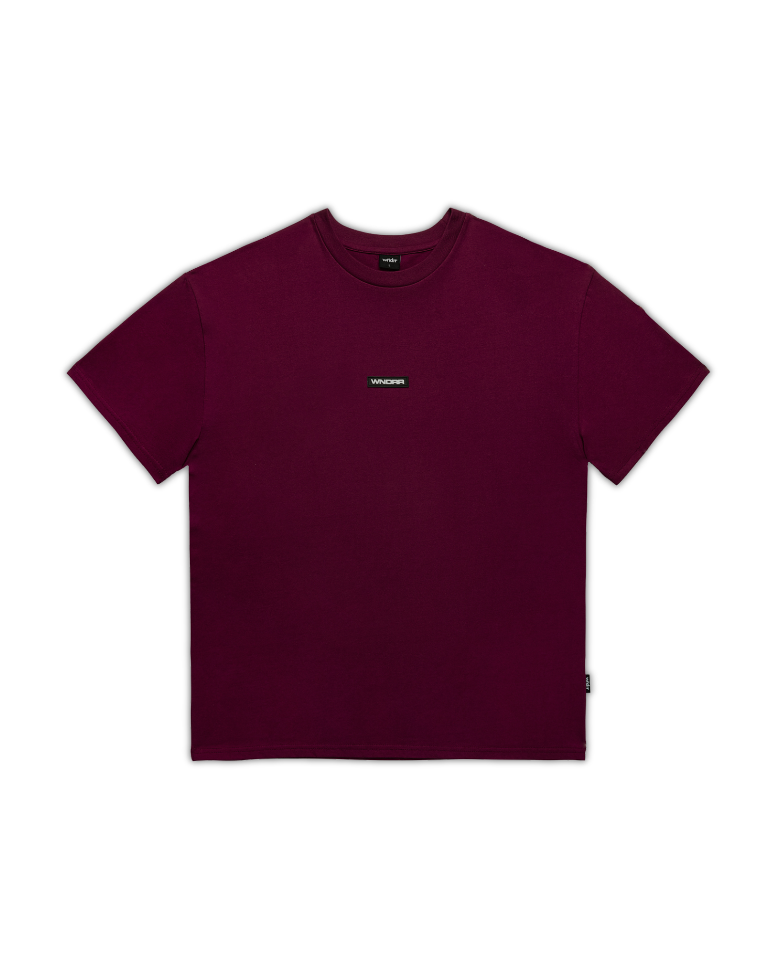 Hex Box Fit Tee - Blood Red