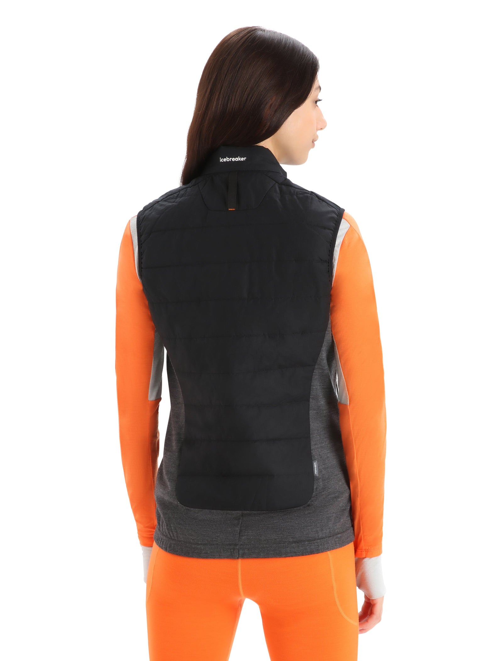 Womens MerinoLoft Vest Apre Jacket Black / Jet Heather - Image 2