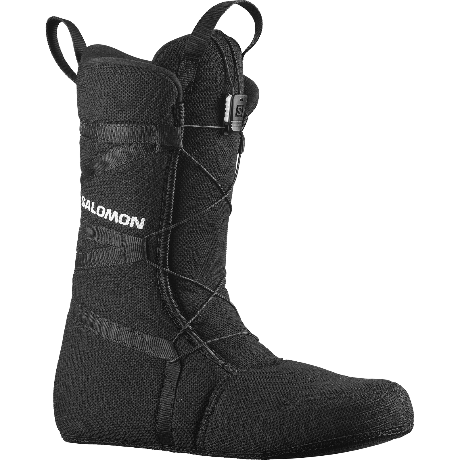 Salomon Pearl BOA Womens Snowboard Boots Black White Gold