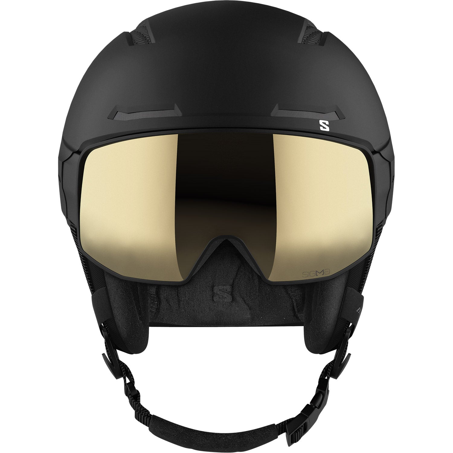 Driver Pro Sigma MIPS Visor Snow Helmet Black - Gold Visor