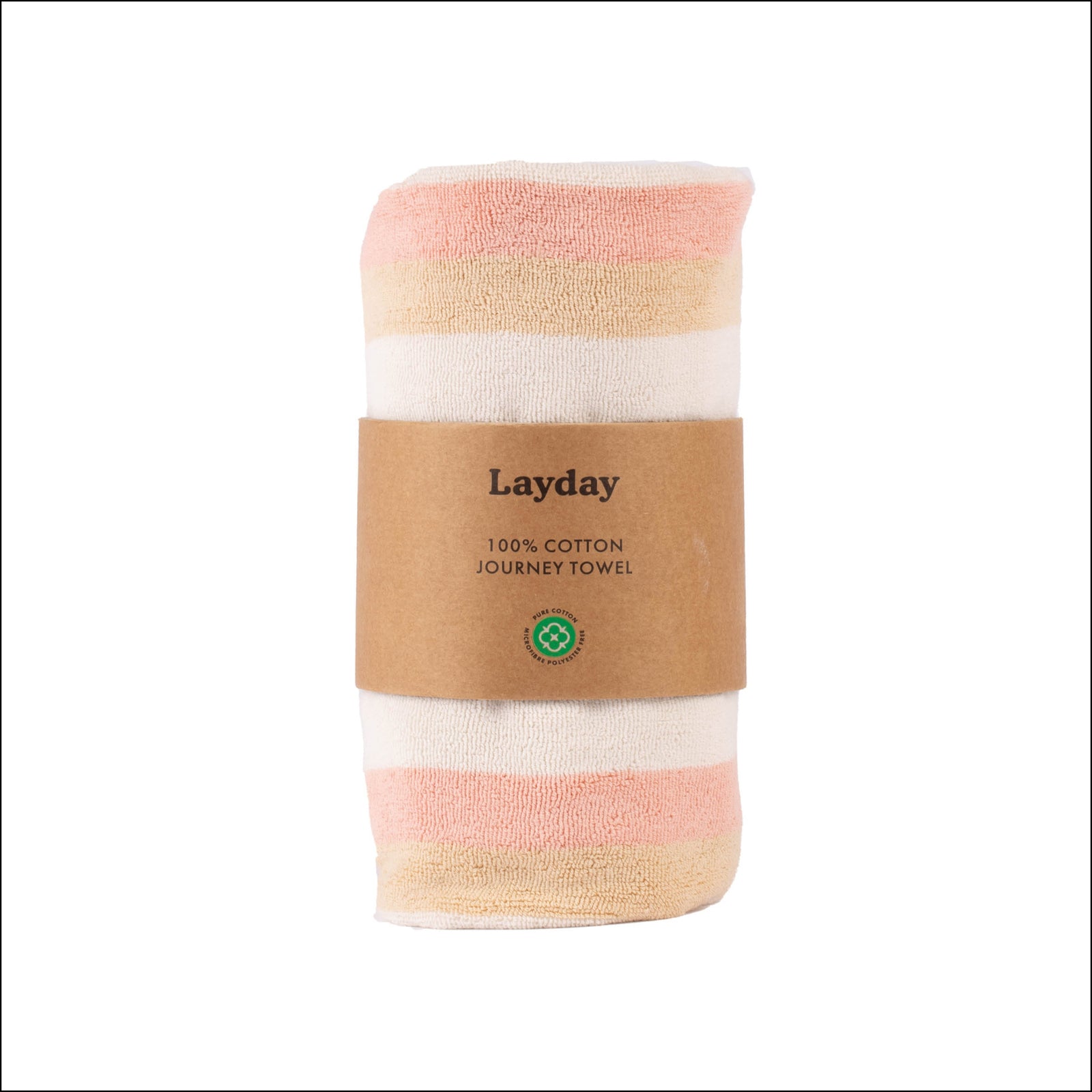 Womens Shallows Towel Peach - Image 3