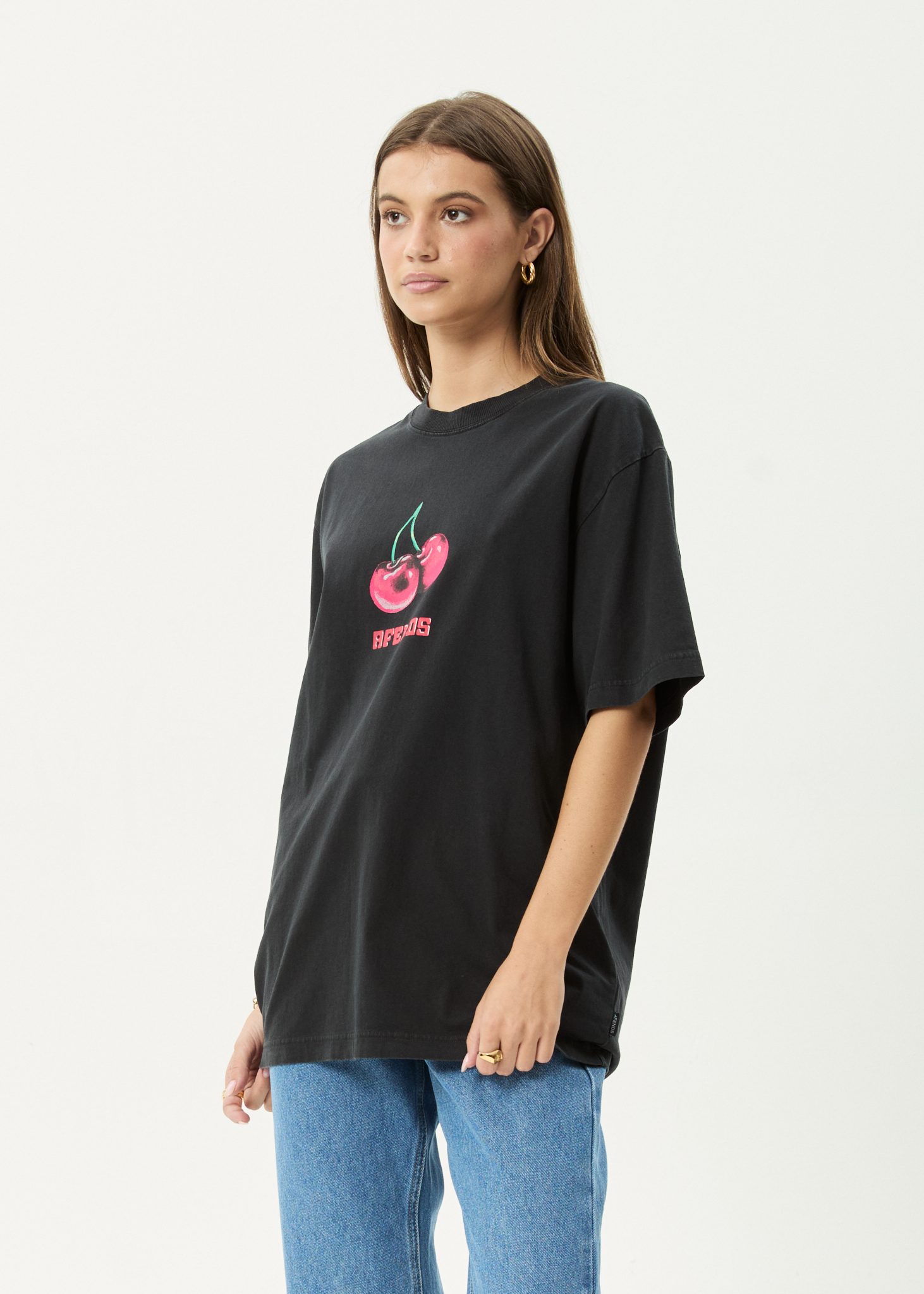Mens Abiza T Shirt Stone Black - Image 6