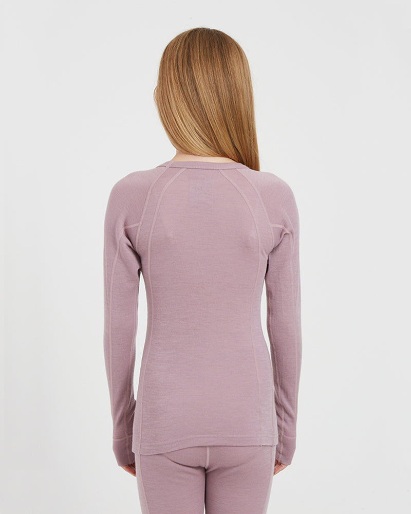 Kids' Merino 230 Wool Thermal Top Black