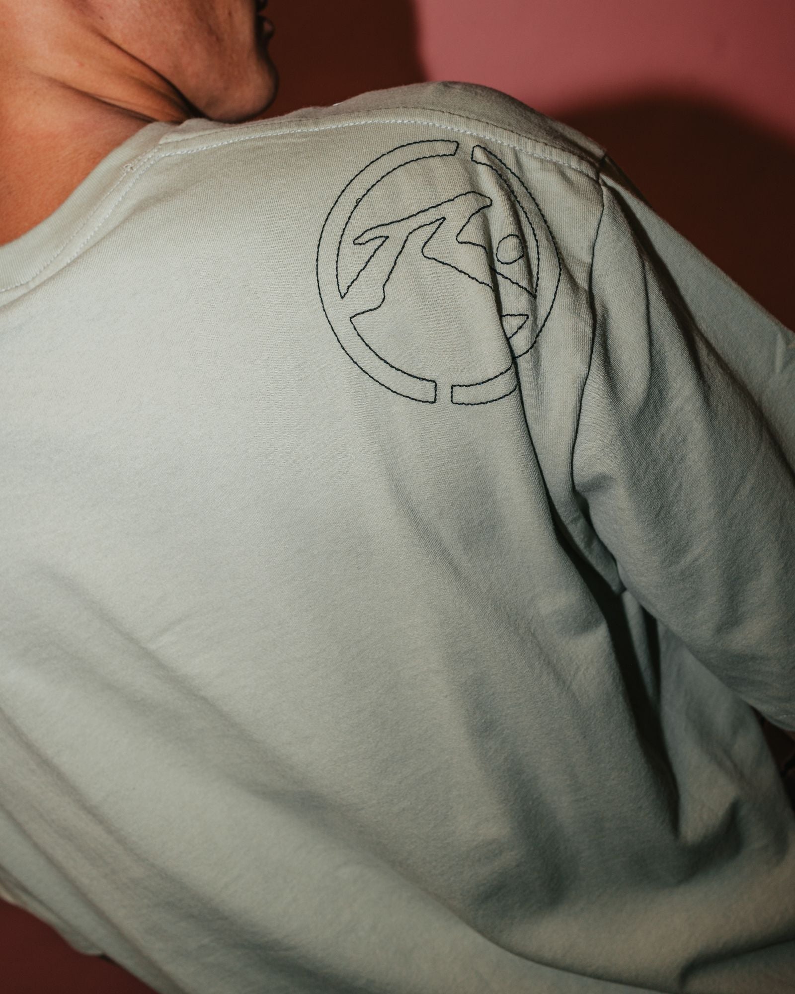 Mens Spraya T Shirt Abbey Stone - Image 6