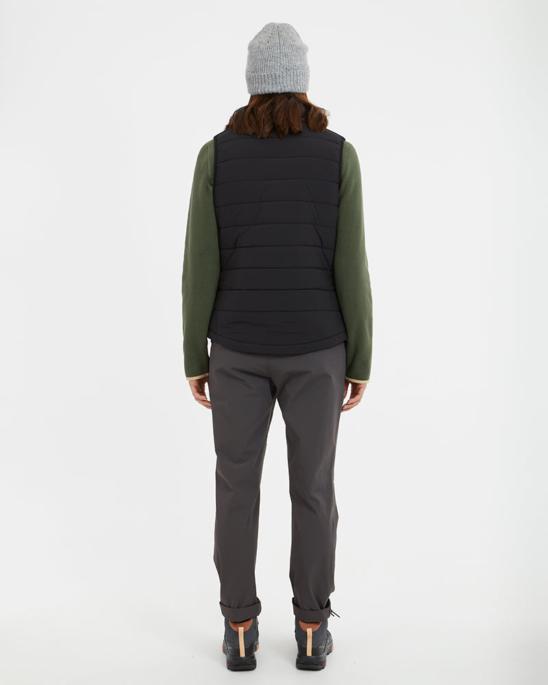 WOOLXLOFT Womens Insulated Puffer Vest Black