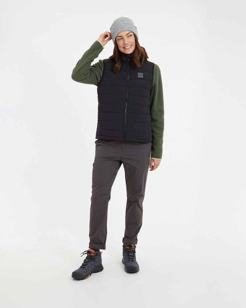 WOOLXLOFT Womens Insulated Puffer Vest Black
