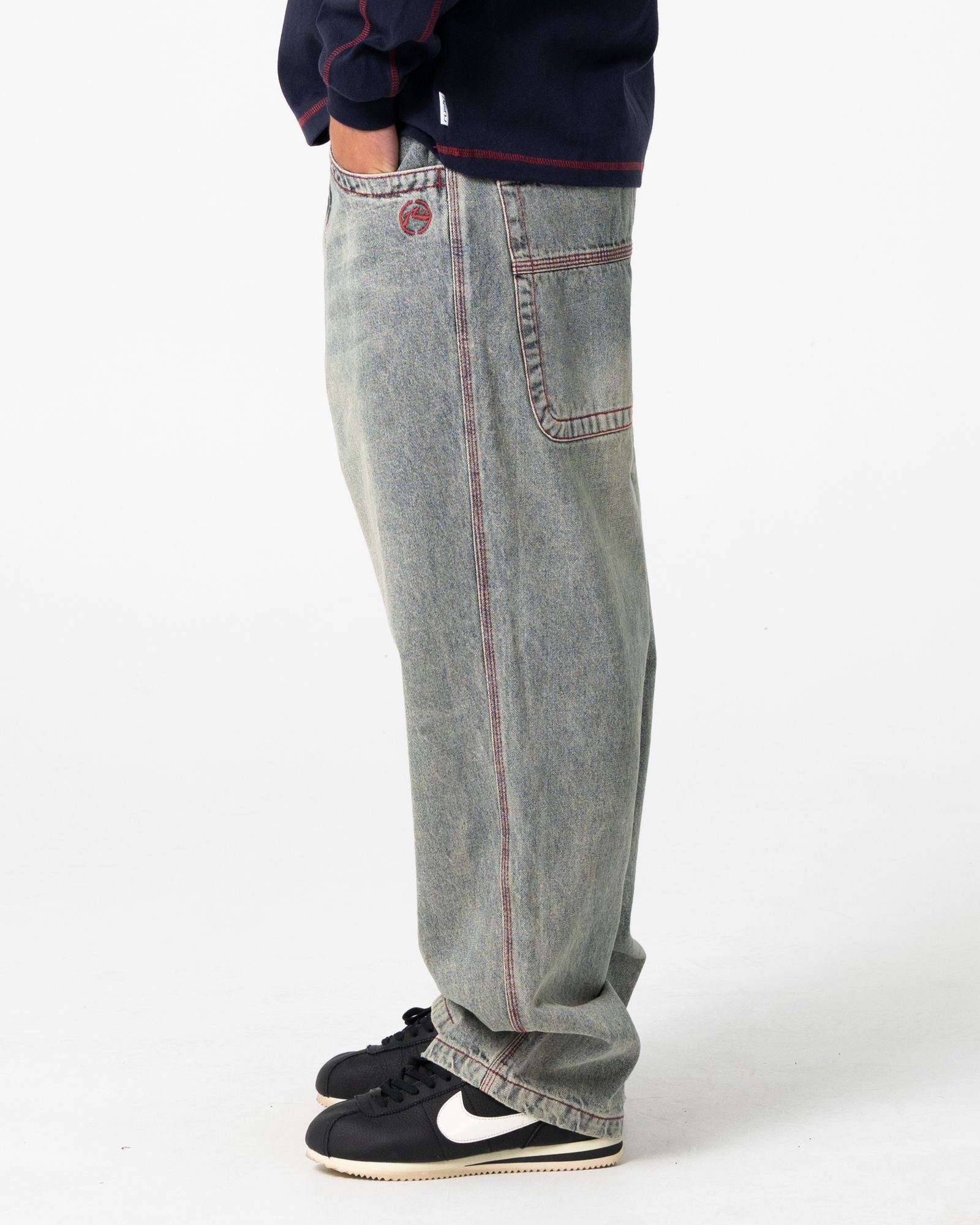 Mens Redemption Denim Dirty Dawg - Image 5