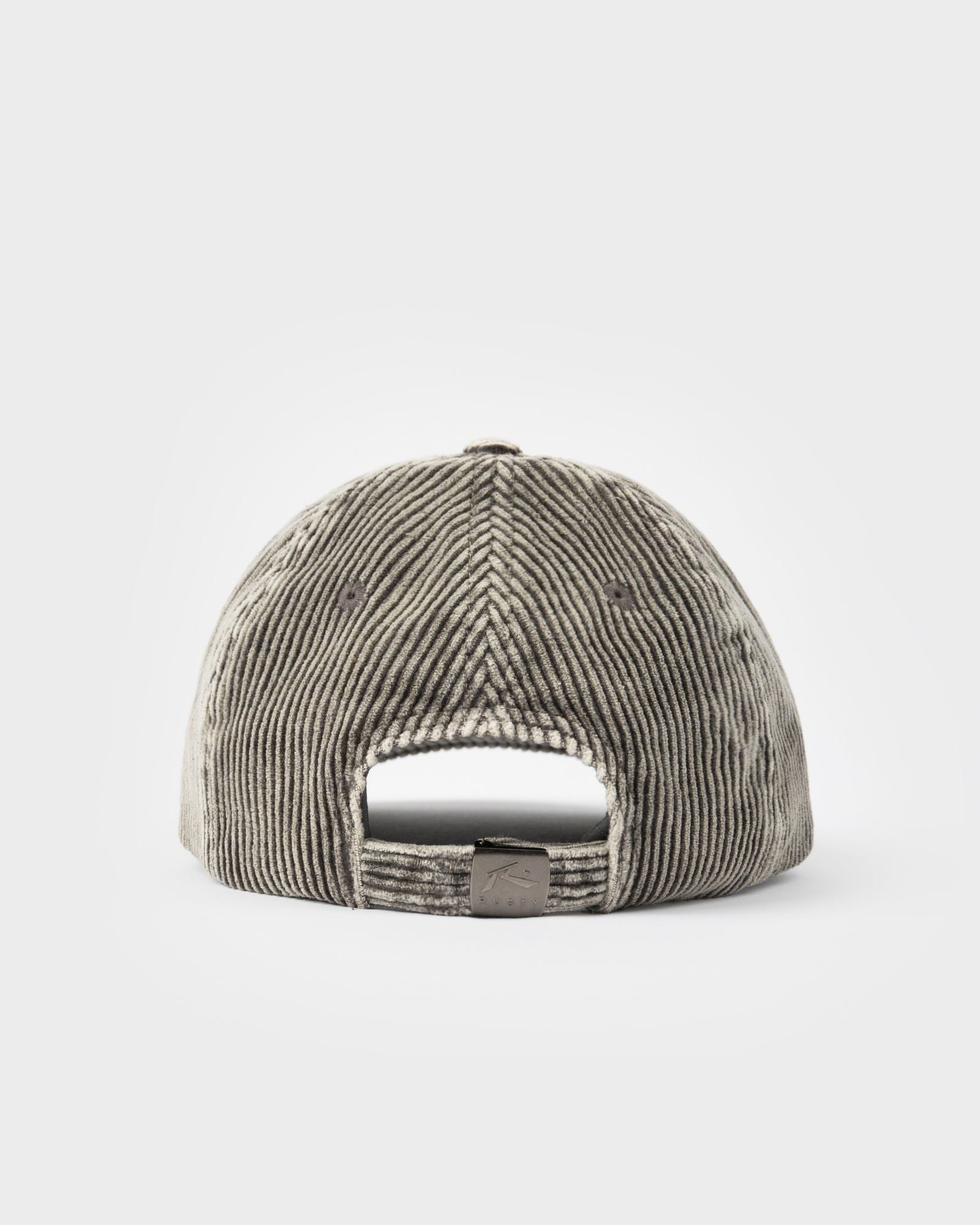 Mens Placid Cord Cap Black - Image 4