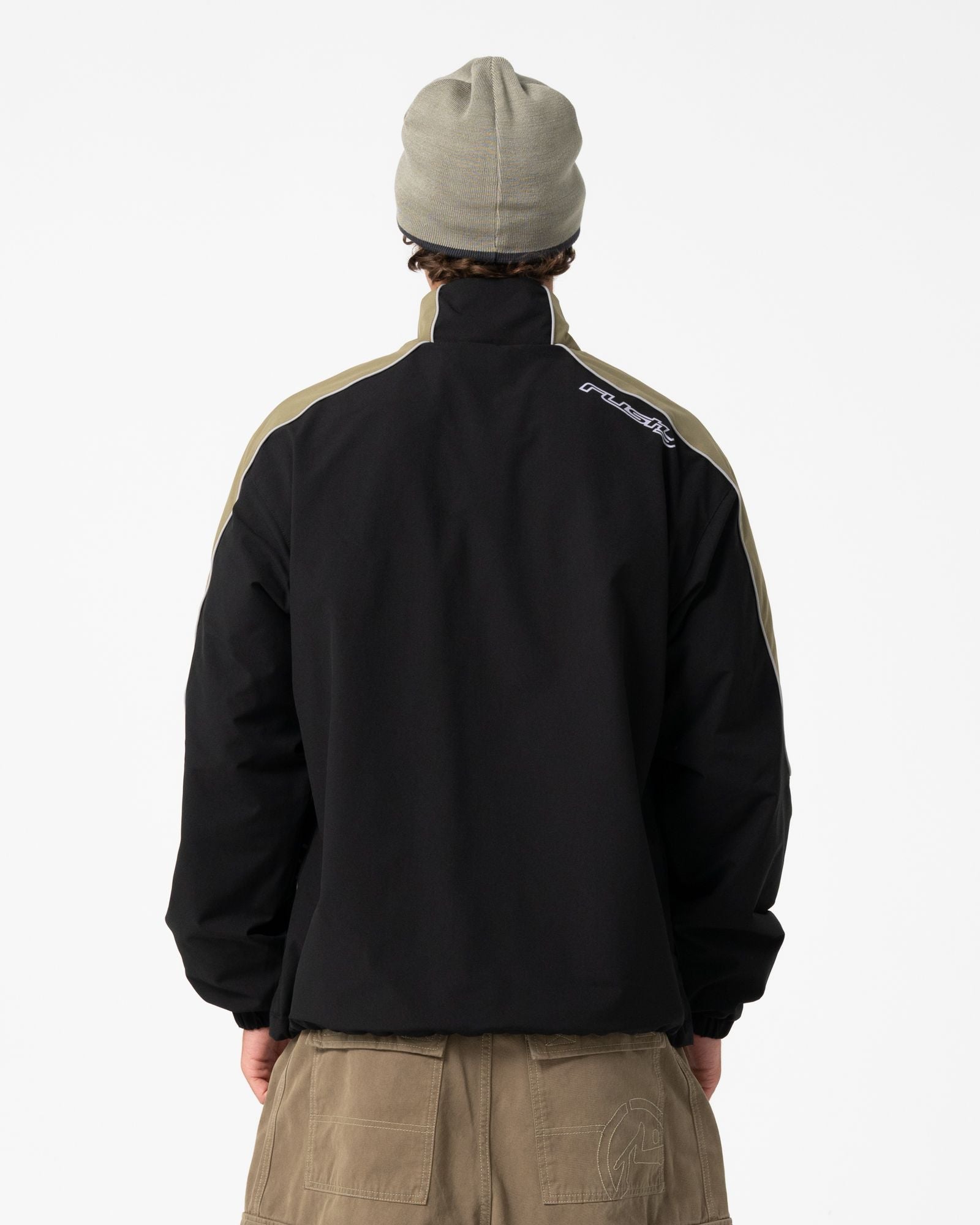 Mens Frontline Track Jacket Black - Image 5