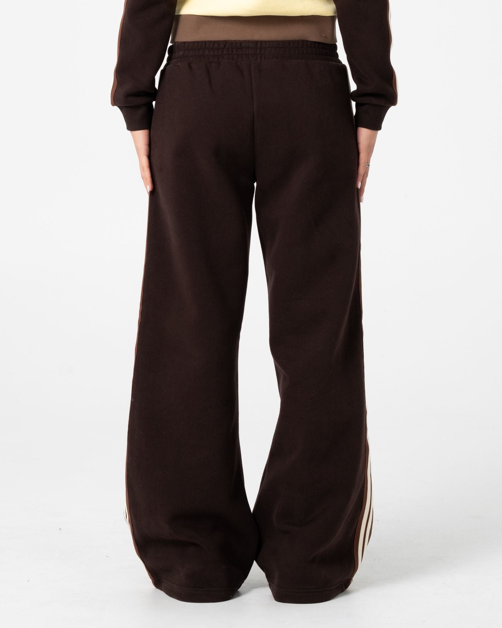Womens Wide Leg Track Pant Casual Pant Java - Image 4