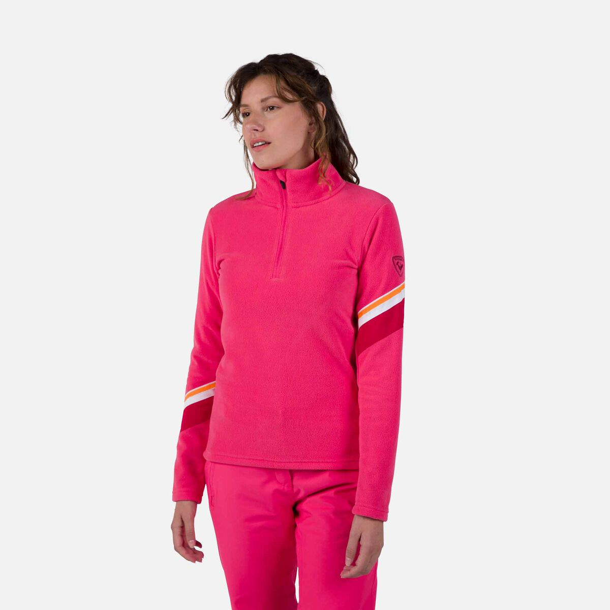 strawpile Half-Zip Fleece Top
