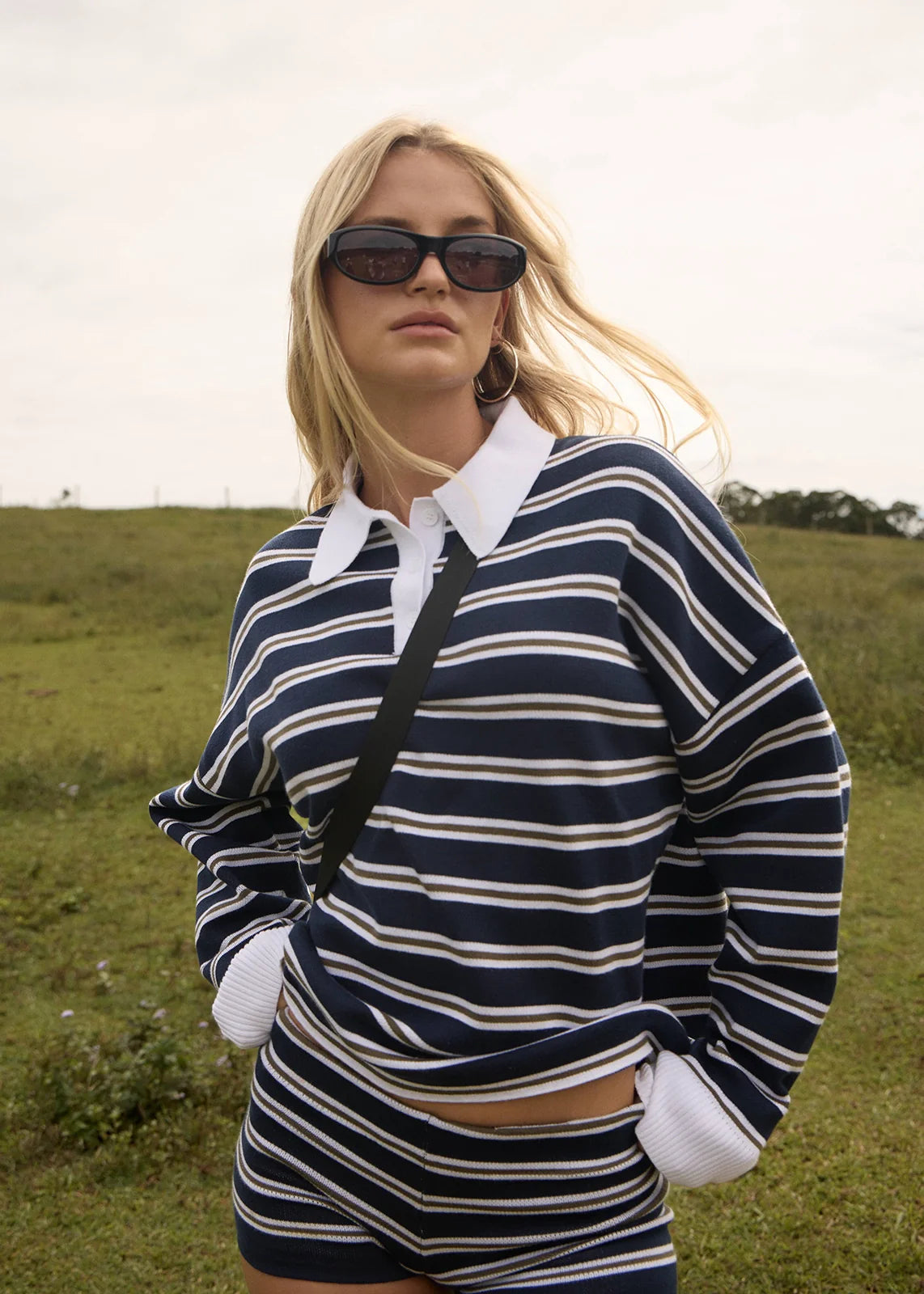 Womens Delta Navy Stripe - Image 2