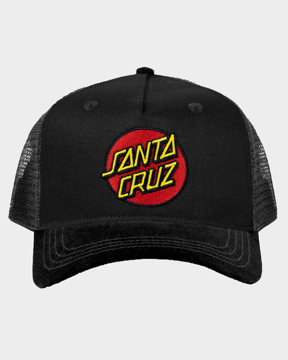 Classic Dot Boys Trucker Hat Black