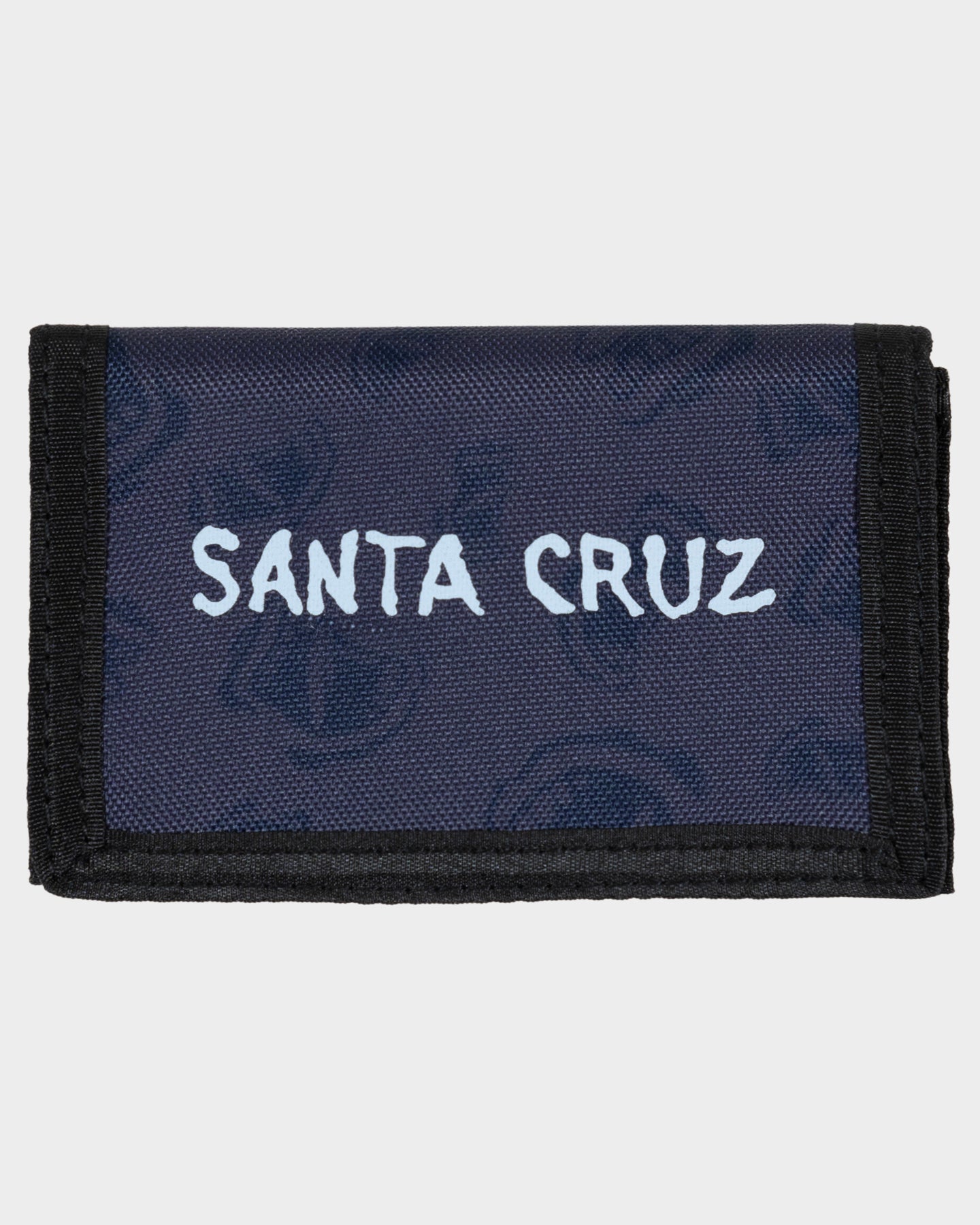 Mens Screaming Mouth Velcro Wallet Dark Blue - Image 2