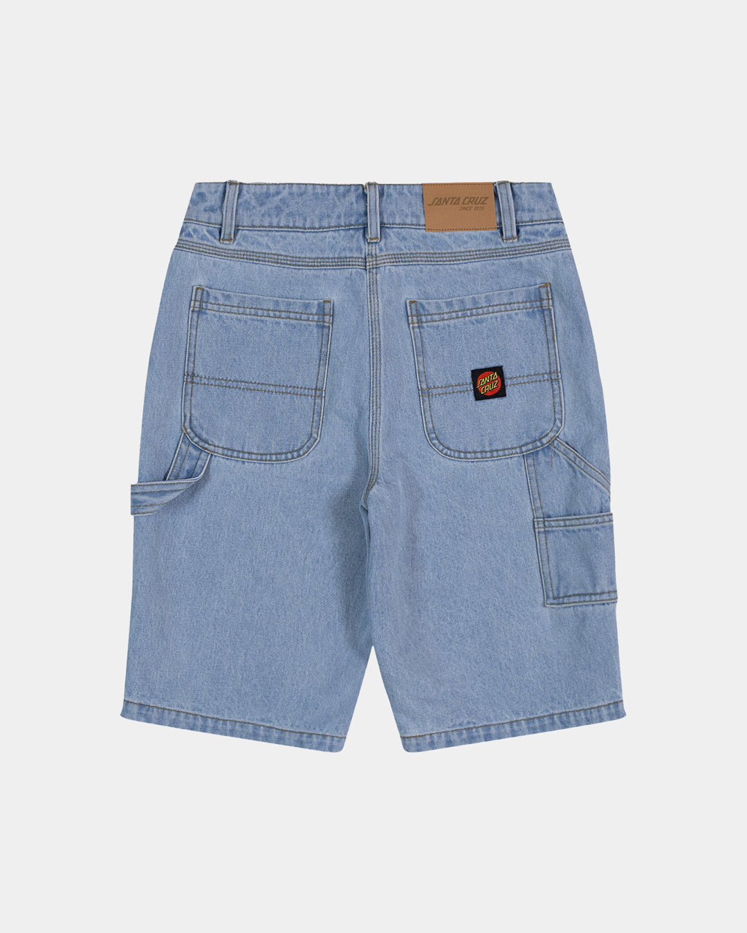 Kids Classic Dot Carpenter Walk Shorts Light Washed Indigo - Image 6
