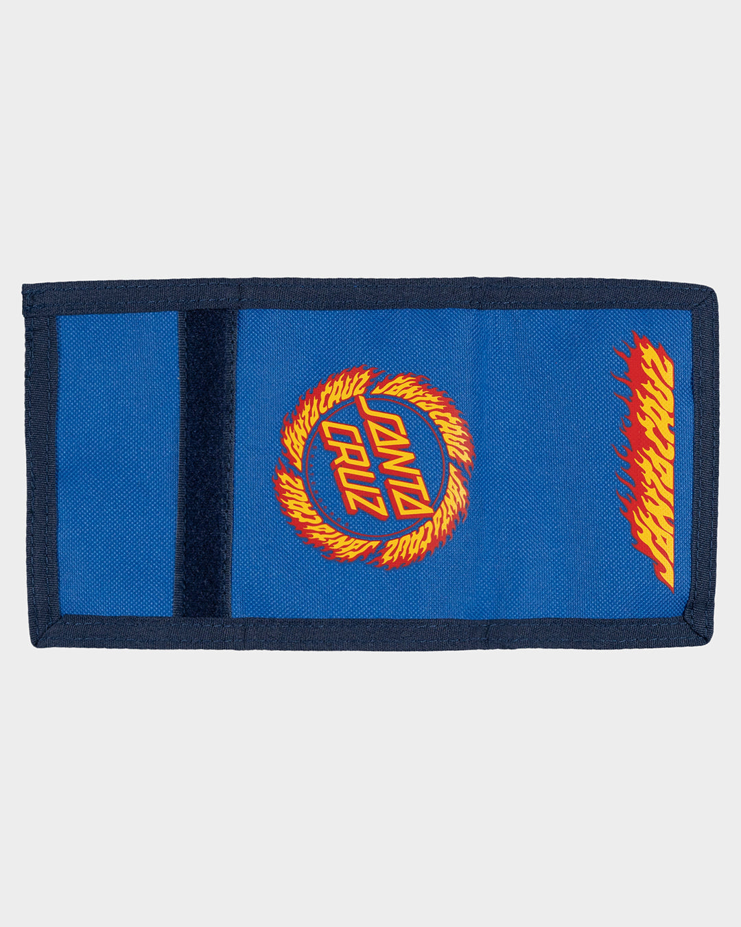 Mens Flame Ringed Dot Wallet Blue - Image 4