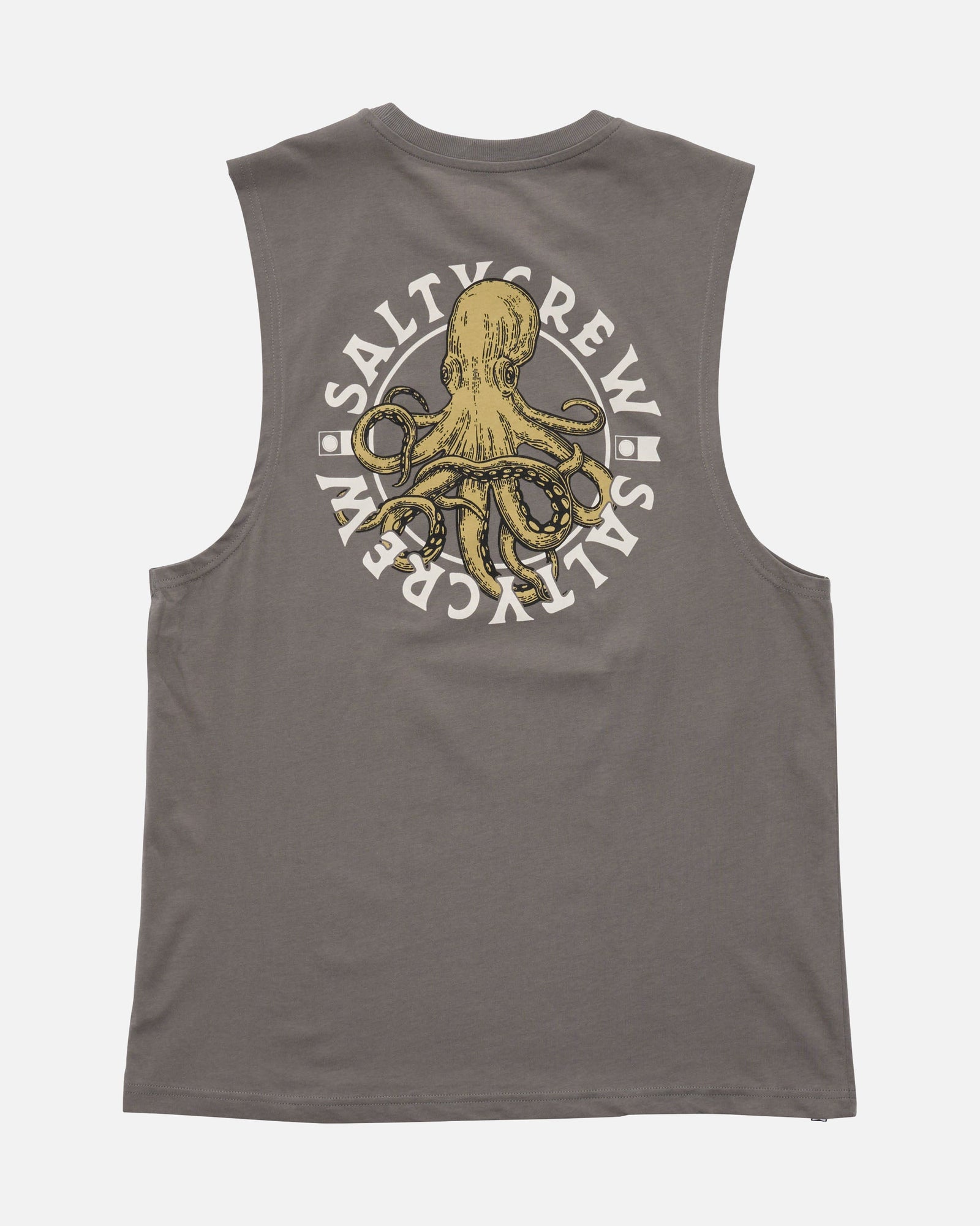 Mens Tentacles Muscle Tee Charcoal - Image 1