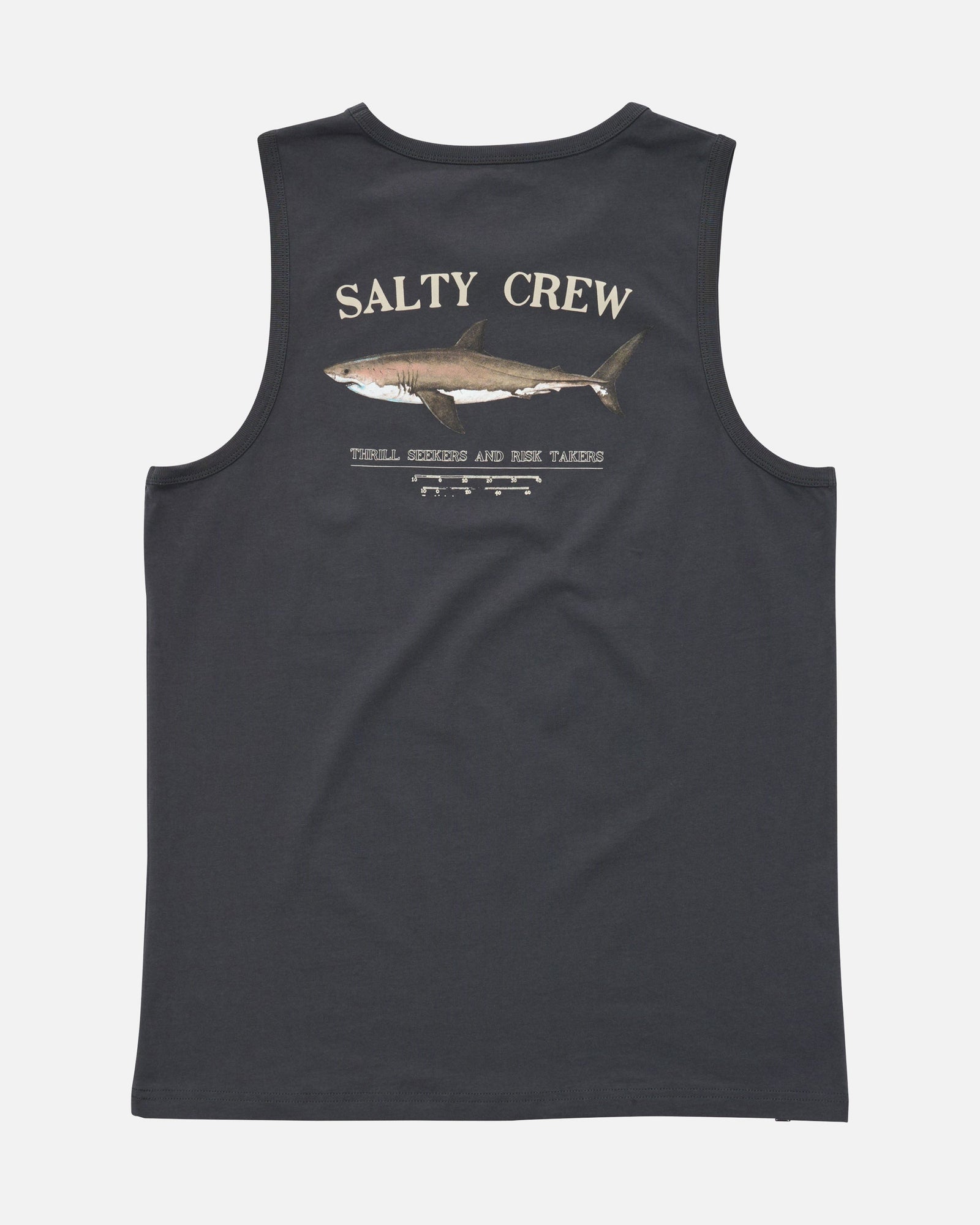 Mens Bruce Muscle Tee Coal - Image 1