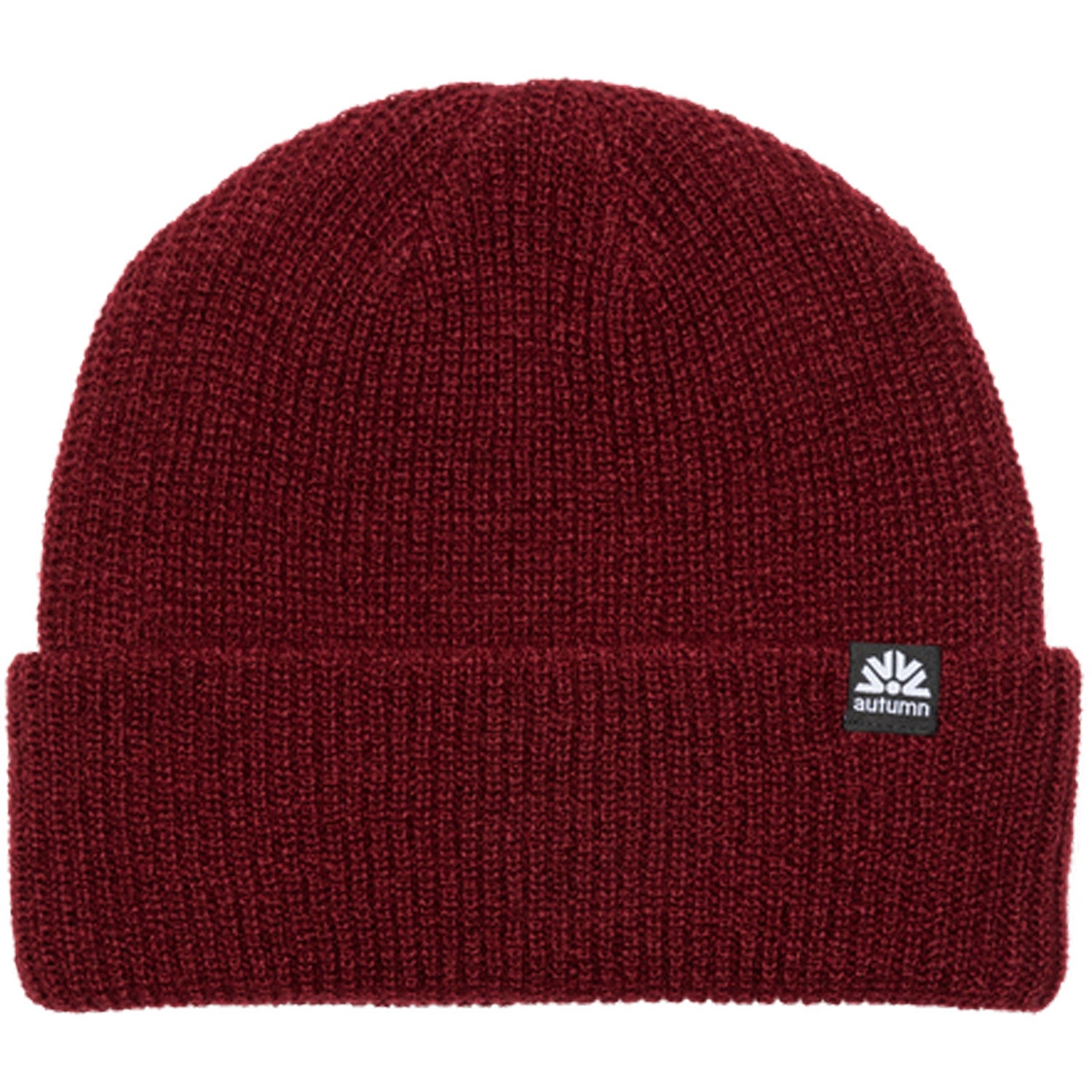 Autumn Simple Beanie Burgundy