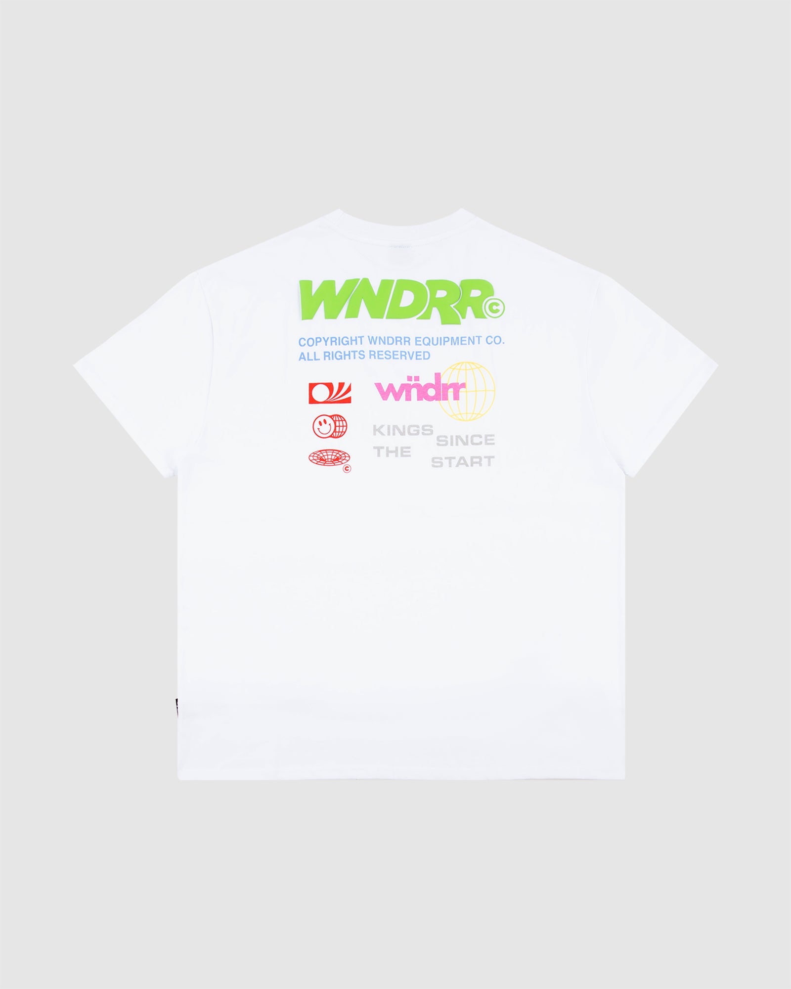 SCRAWL BOX FIT TEE - WHITE