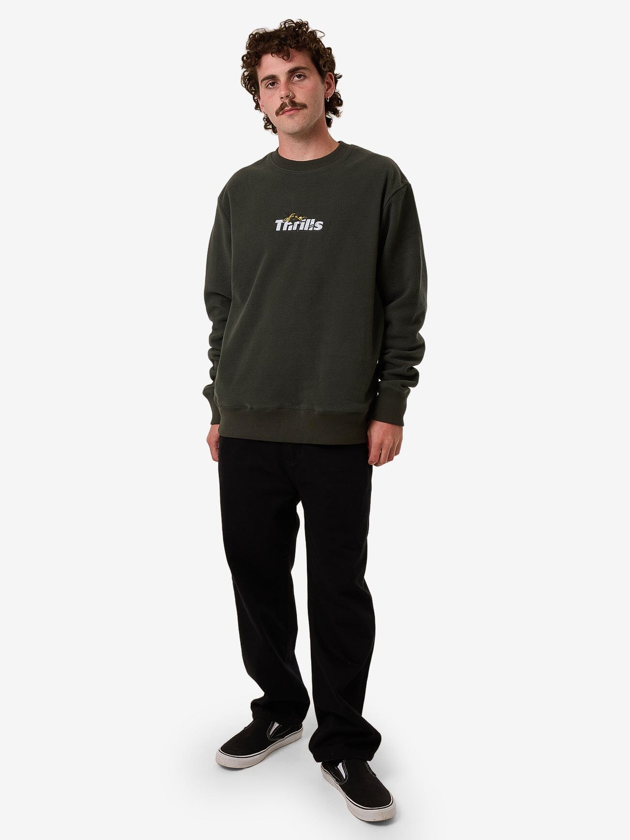 Solace Of Nature Oversize Polar Fleece Crew